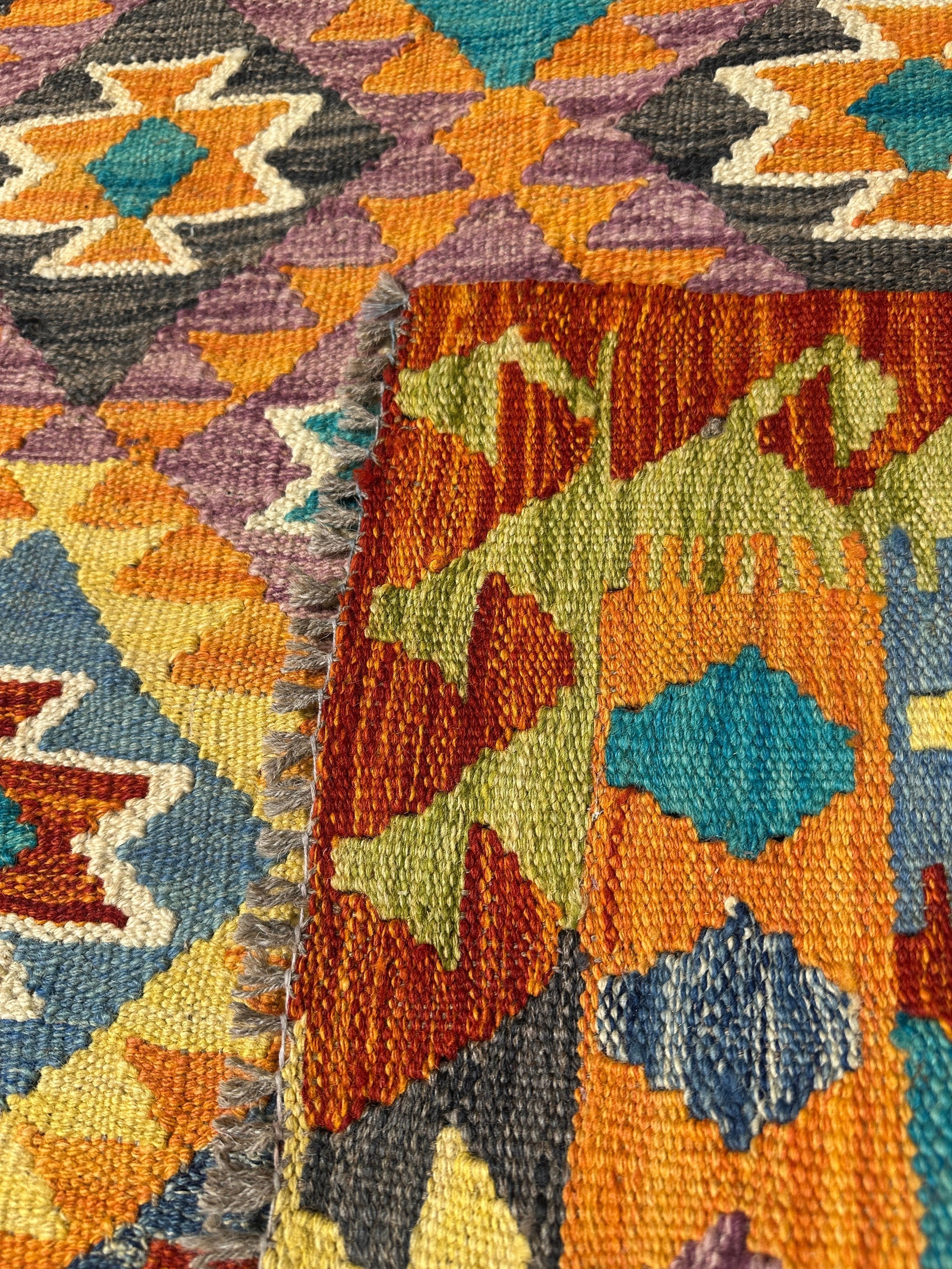 Chobi Kilim Rug - 147 cm x 100 cm