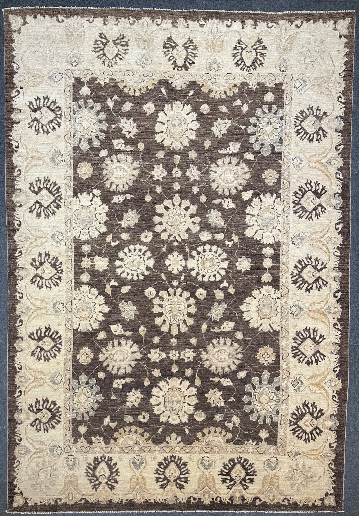 Tribal Chobi Natural Dye Hand Knotted Rug Pure wool pile from Afghanistan