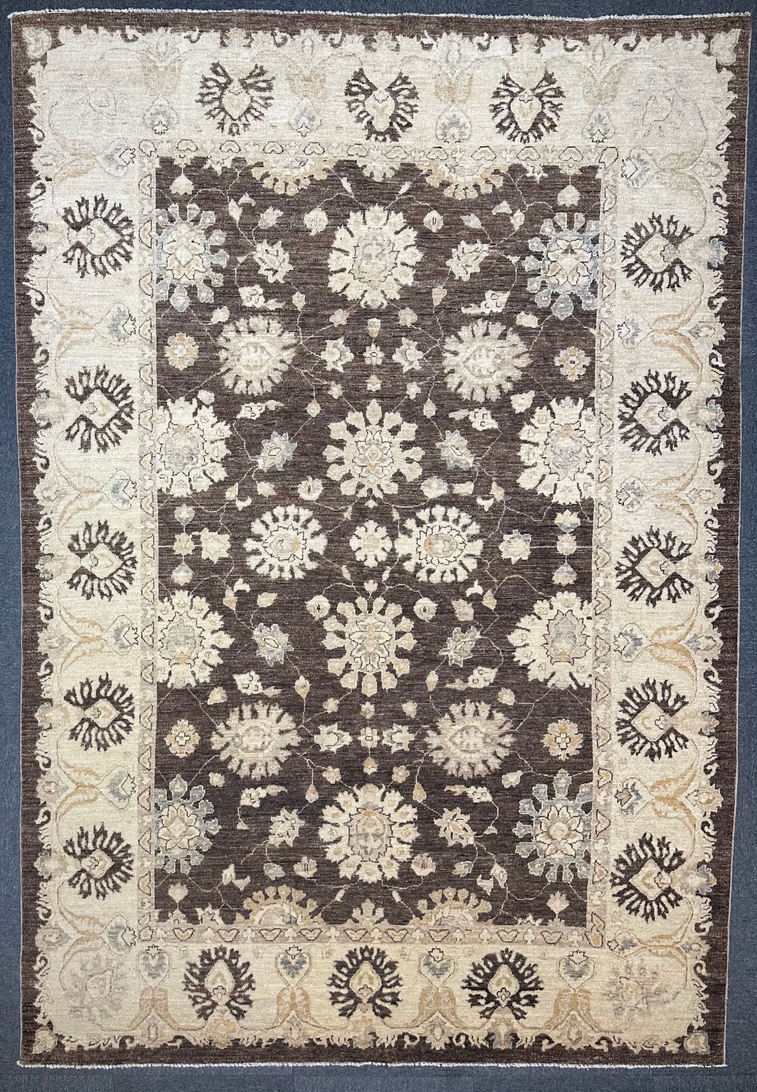 Tribal Chobi Natural Dye Hand Knotted Rug Pure wool pile from Afghanistan