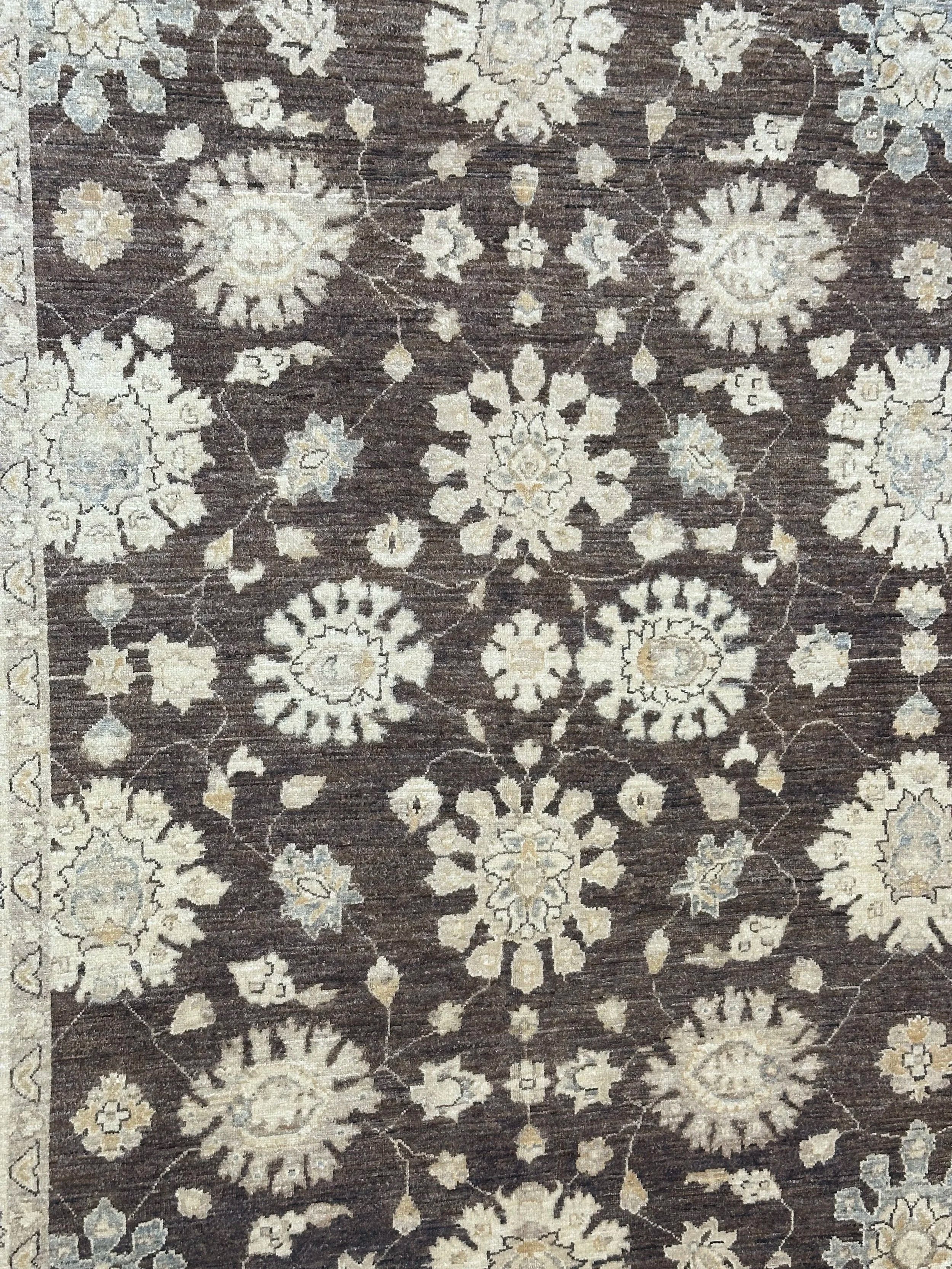 Tribal Chobi Natural Dye Hand Knotted Rug Pure wool pile from Afghanistan