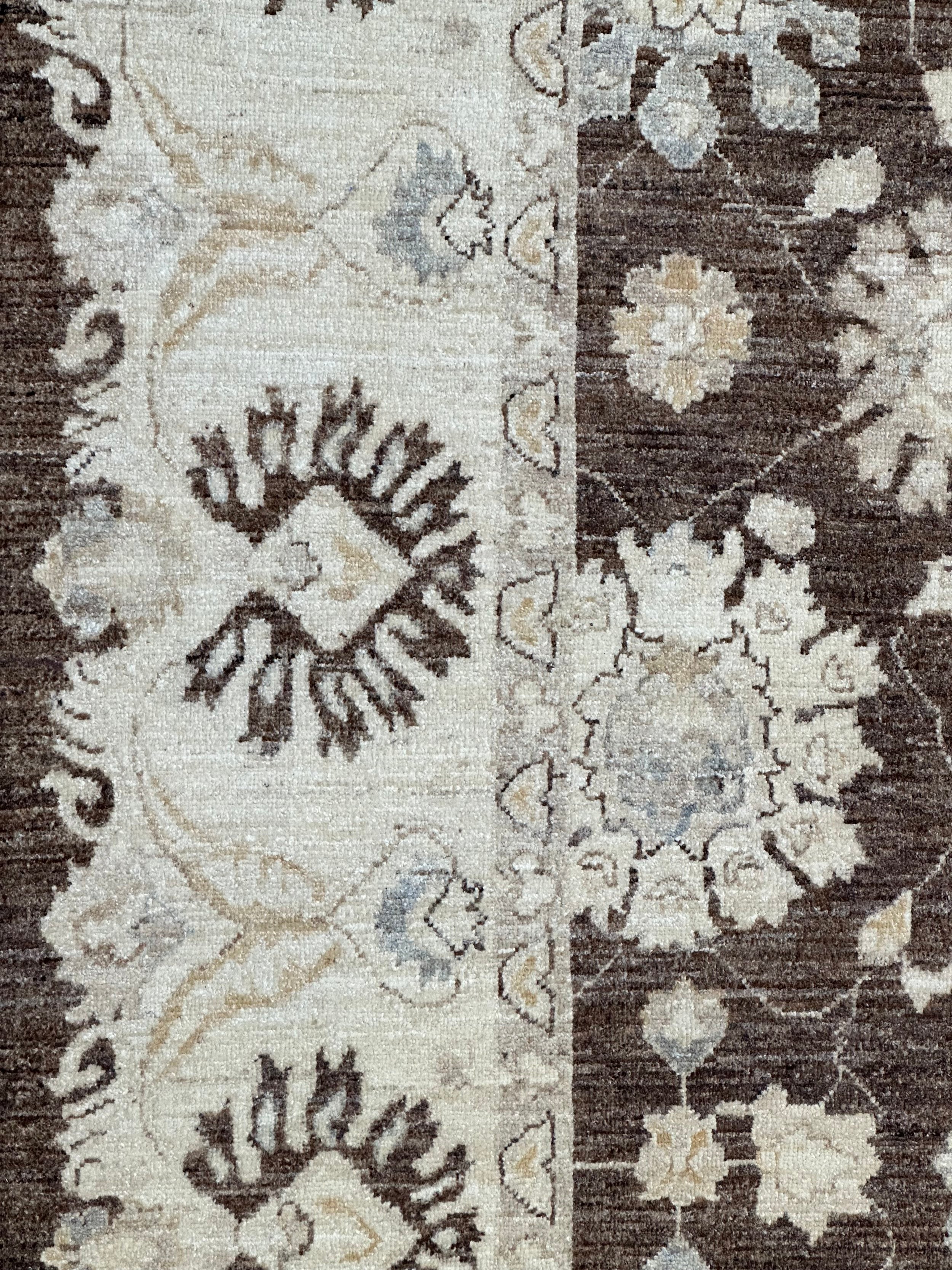 Tribal Chobi Natural Dye Hand Knotted Rug Pure wool pile from Afghanistan