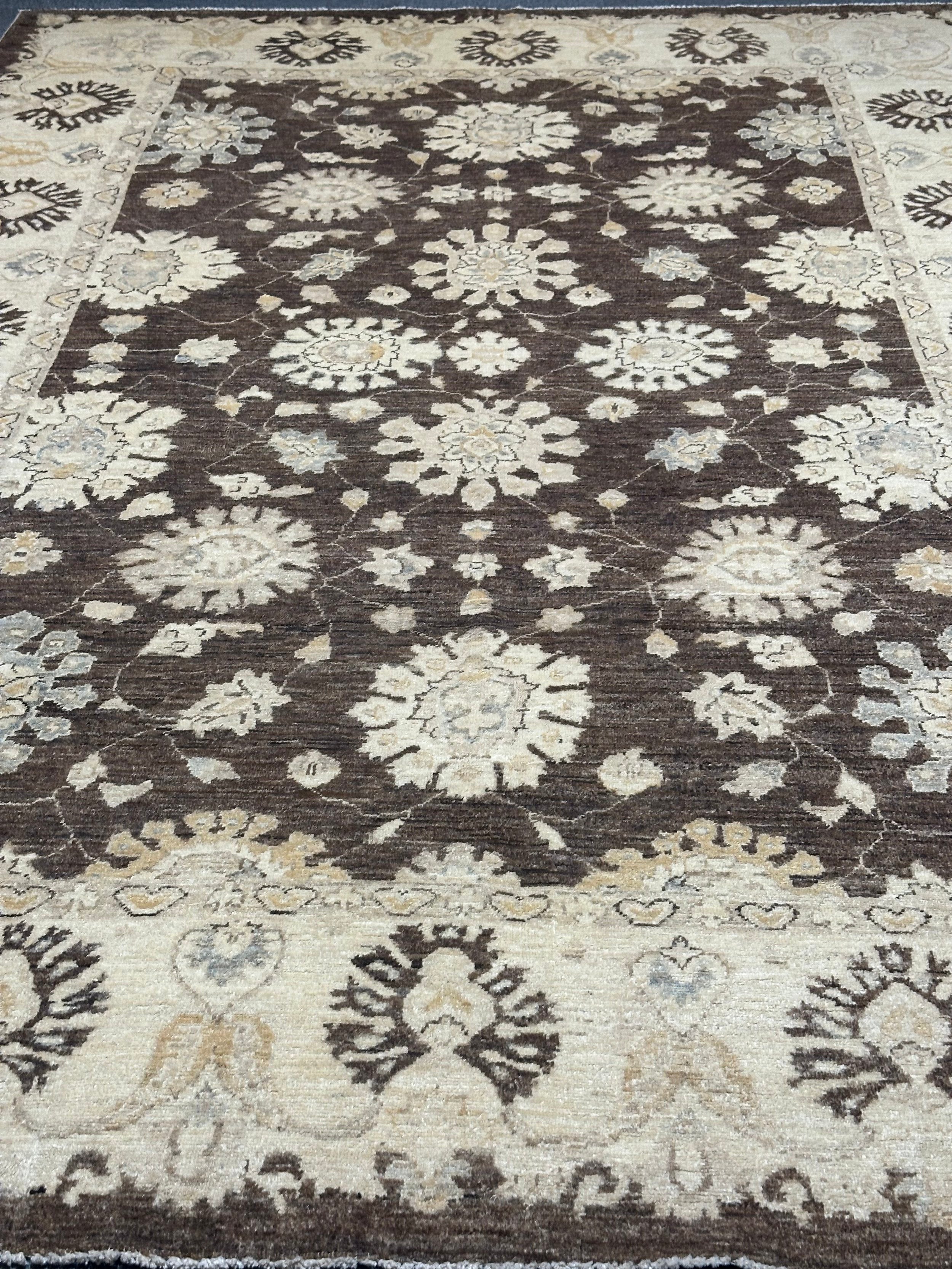 Tribal Chobi Natural Dye Hand Knotted Rug Pure wool pile from Afghanistan