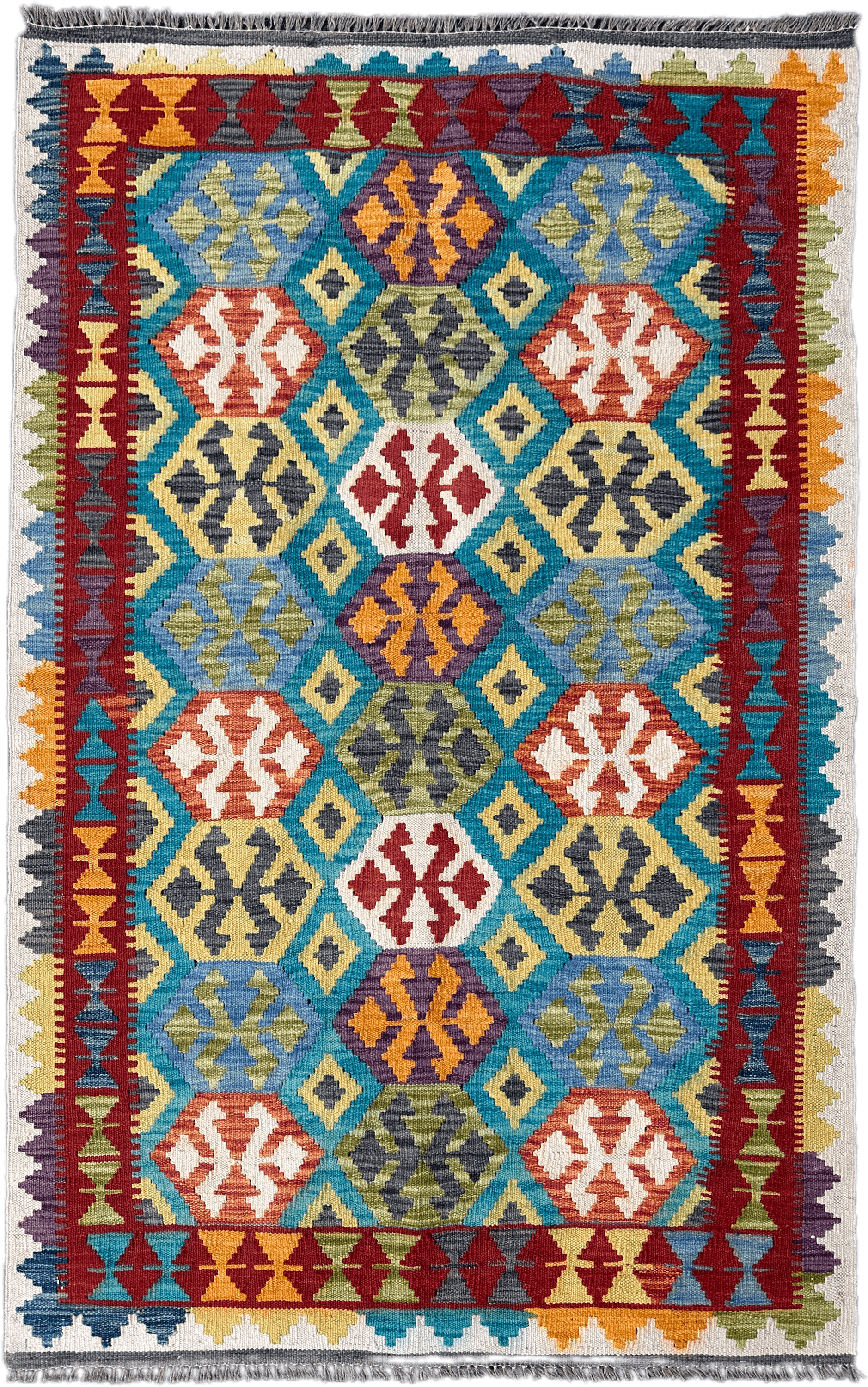 Chobi Kilim Rug - 168 cm x 103 cm