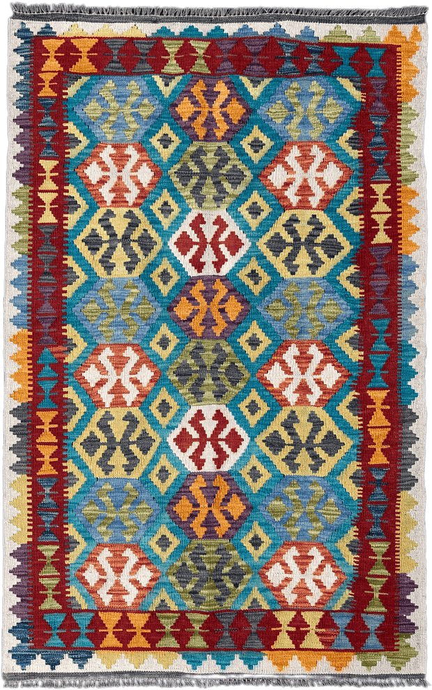 Chobi Kilim Rug - 168 cm x 103 cm