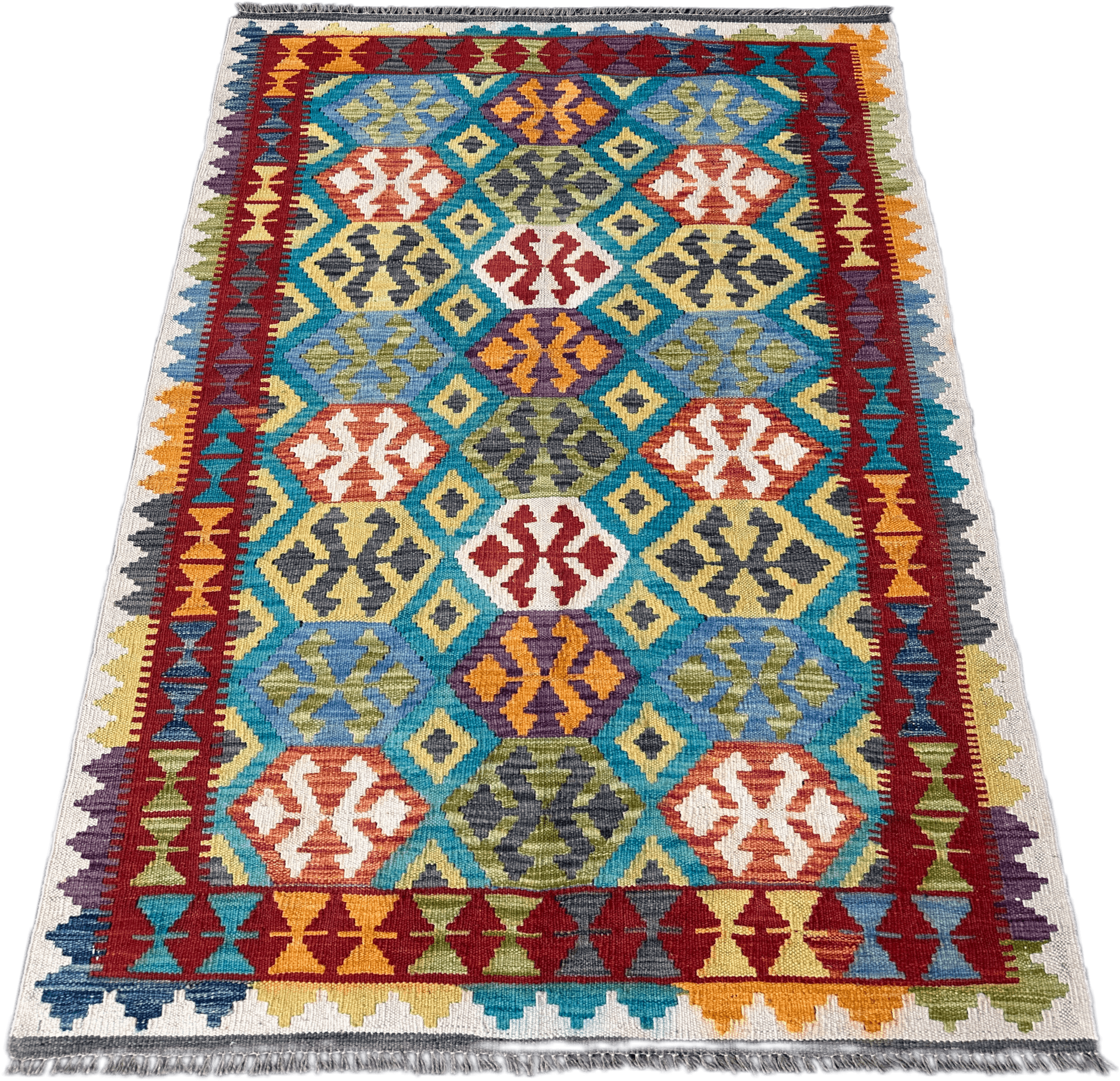 Chobi Kilim Rug - 168 cm x 103 cm