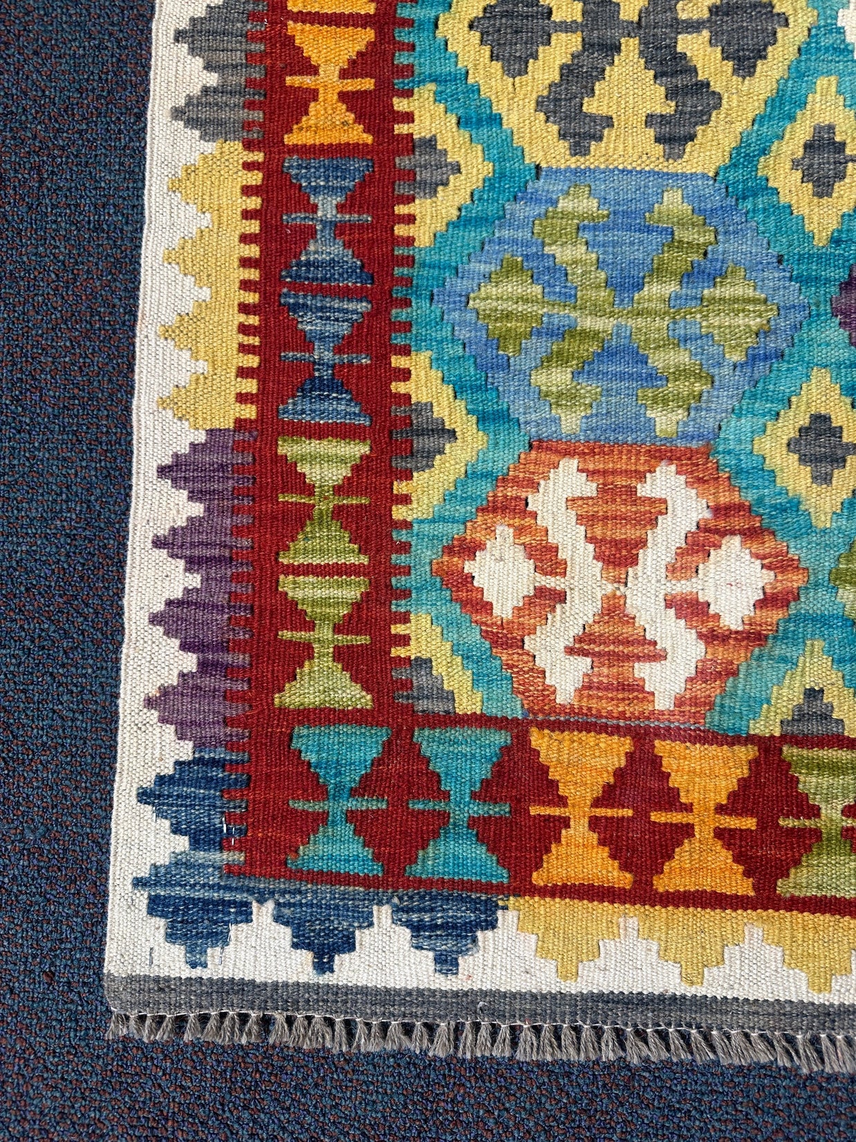 Chobi Kilim Rug - 168 cm x 103 cm