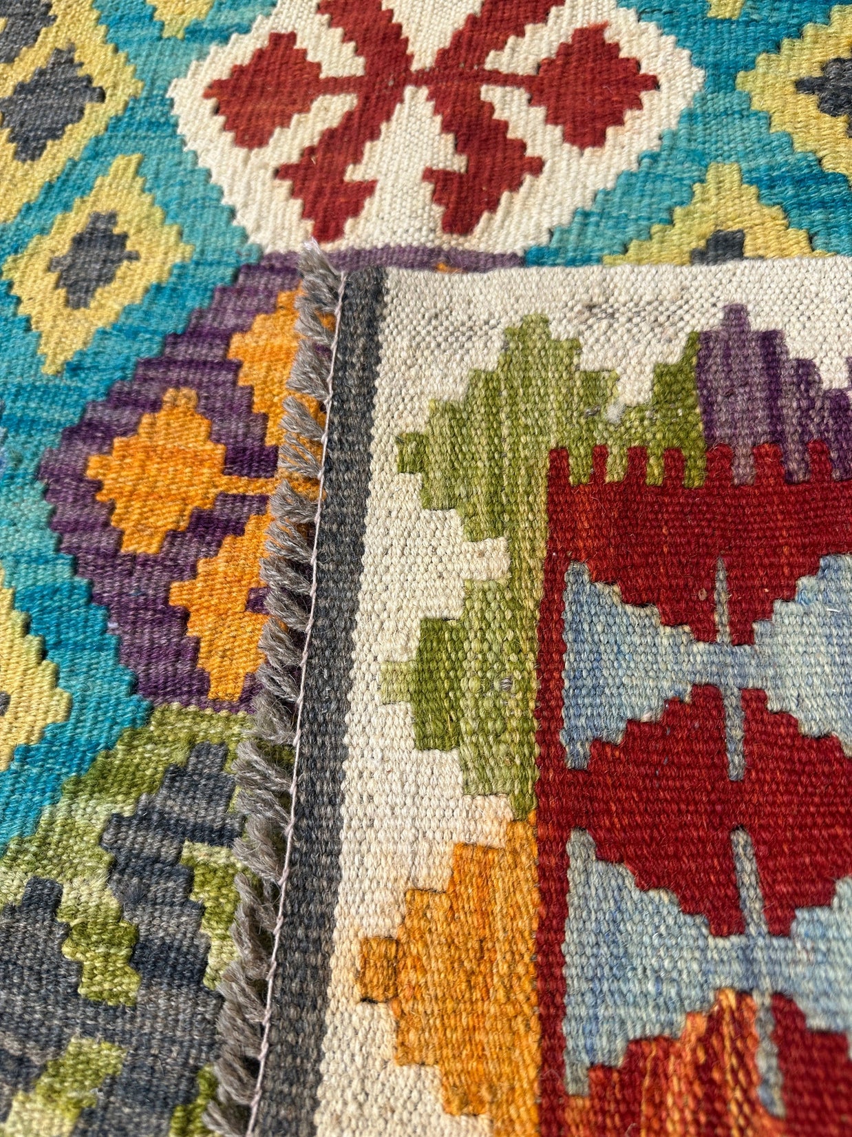 Chobi Kilim Rug - 168 cm x 103 cm