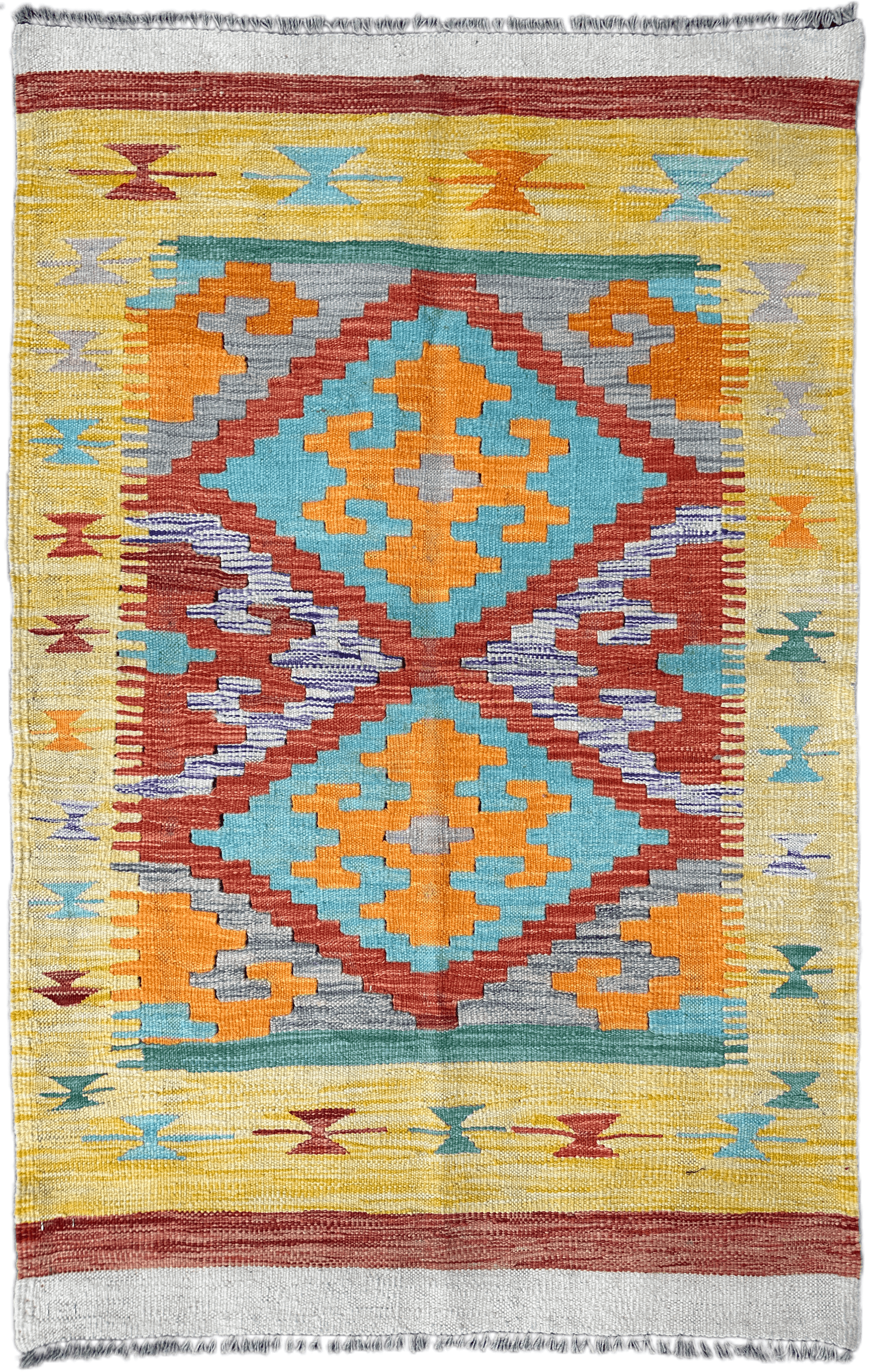 Chobi Kilim Rug - 153 cm x 96 cm