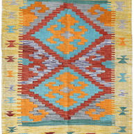 Chobi Kilim Rug - 153 cm x 96 cm