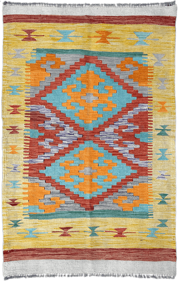 Chobi Kilim Rug - 153 cm x 96 cm