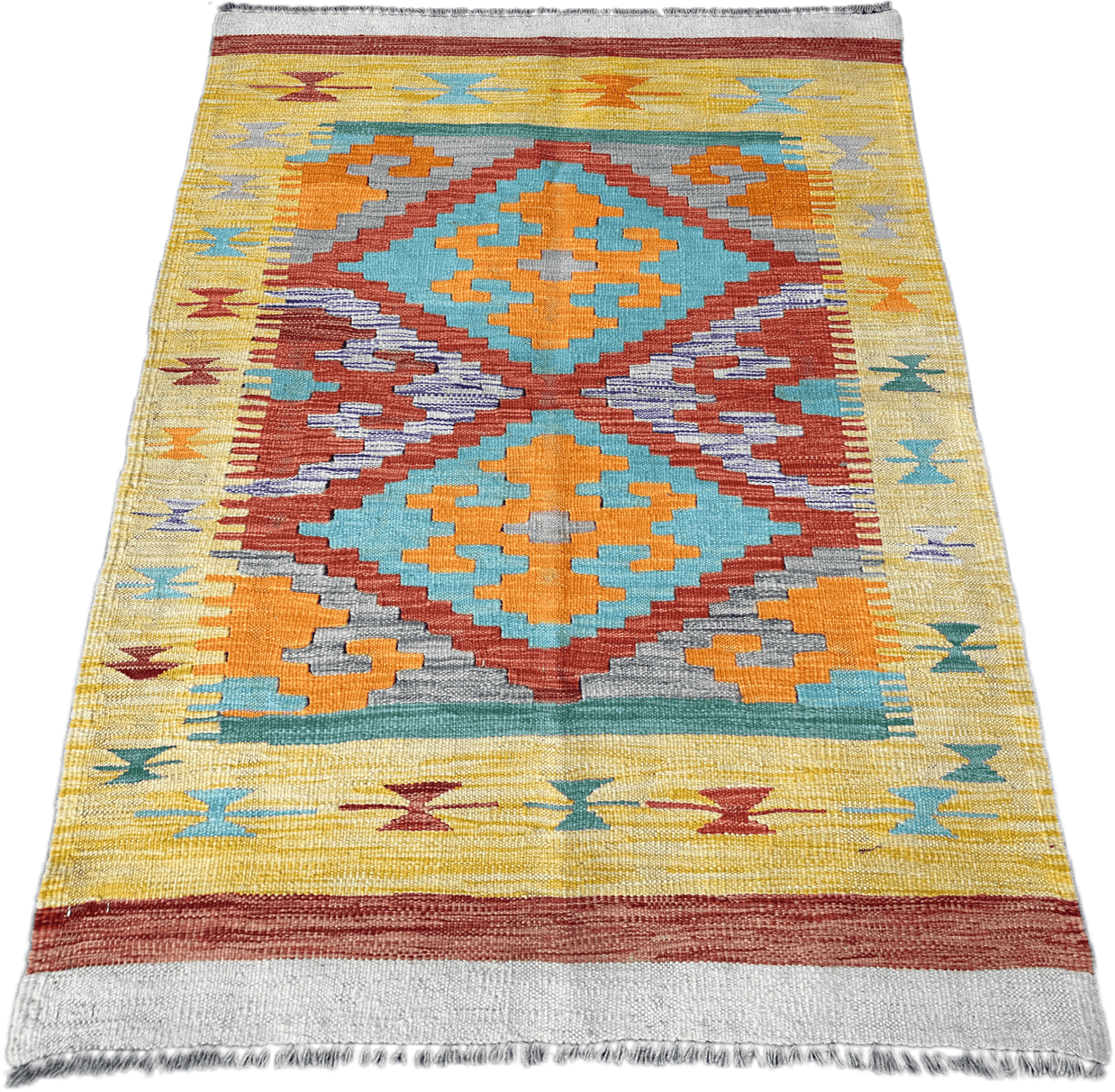 Chobi Kilim Rug - 153 cm x 96 cm