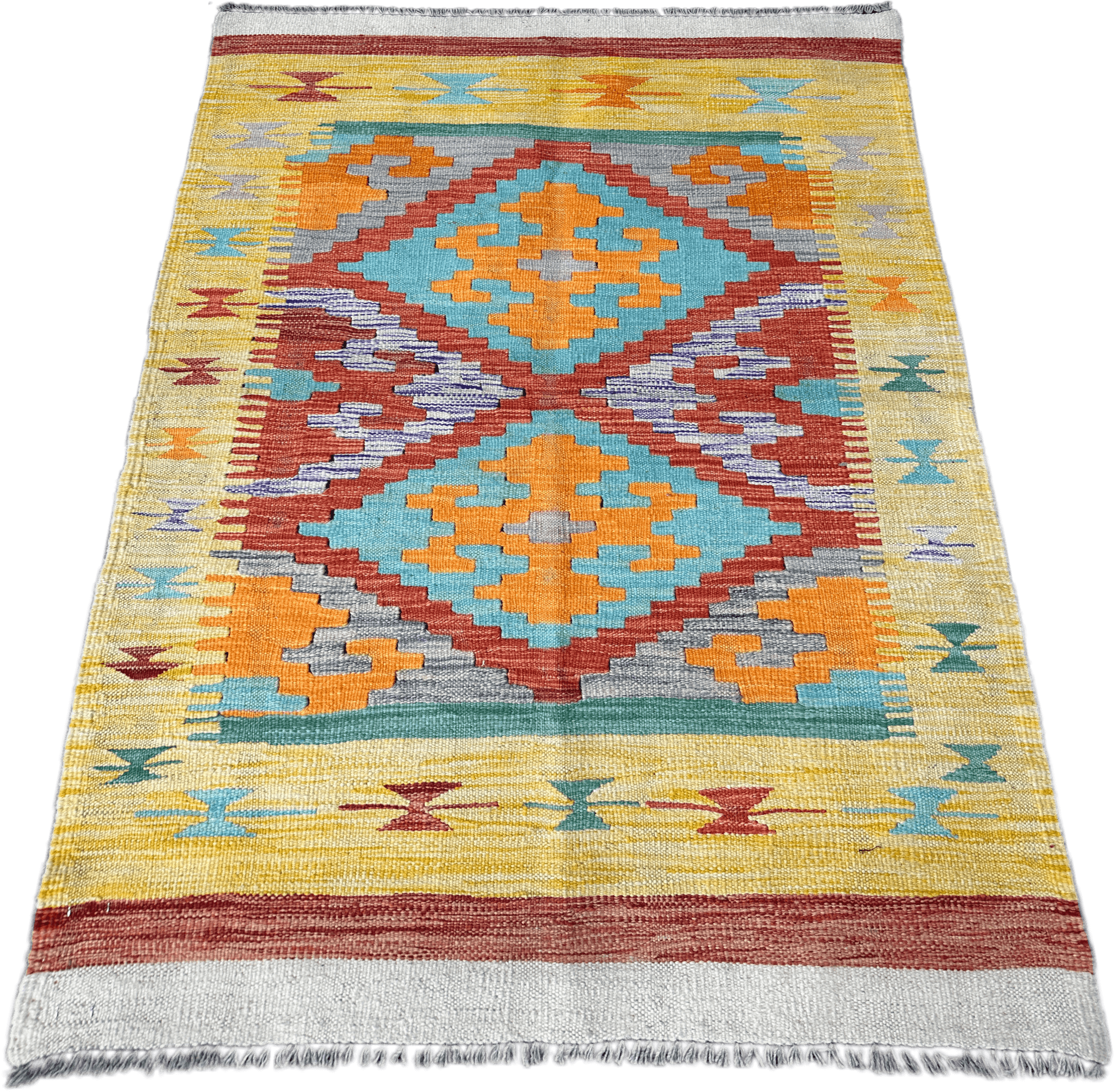 Chobi Kilim Rug - 153 cm x 96 cm