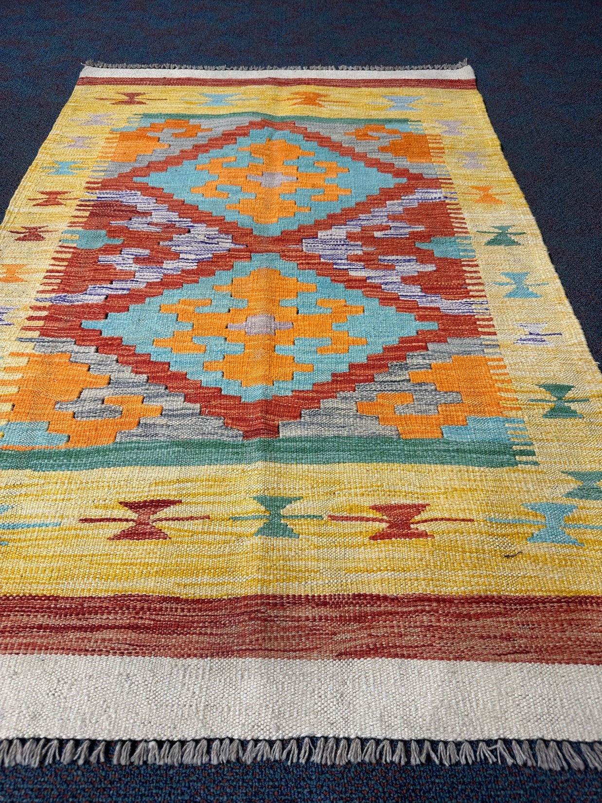 Chobi Kilim Rug - 153 cm x 96 cm