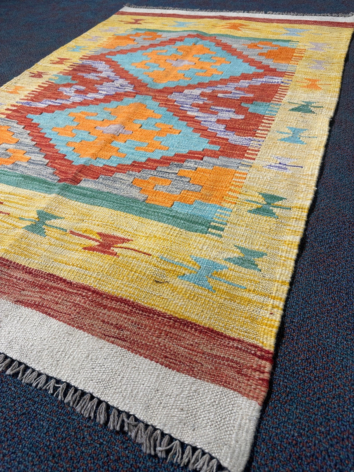 Chobi Kilim Rug - 153 cm x 96 cm