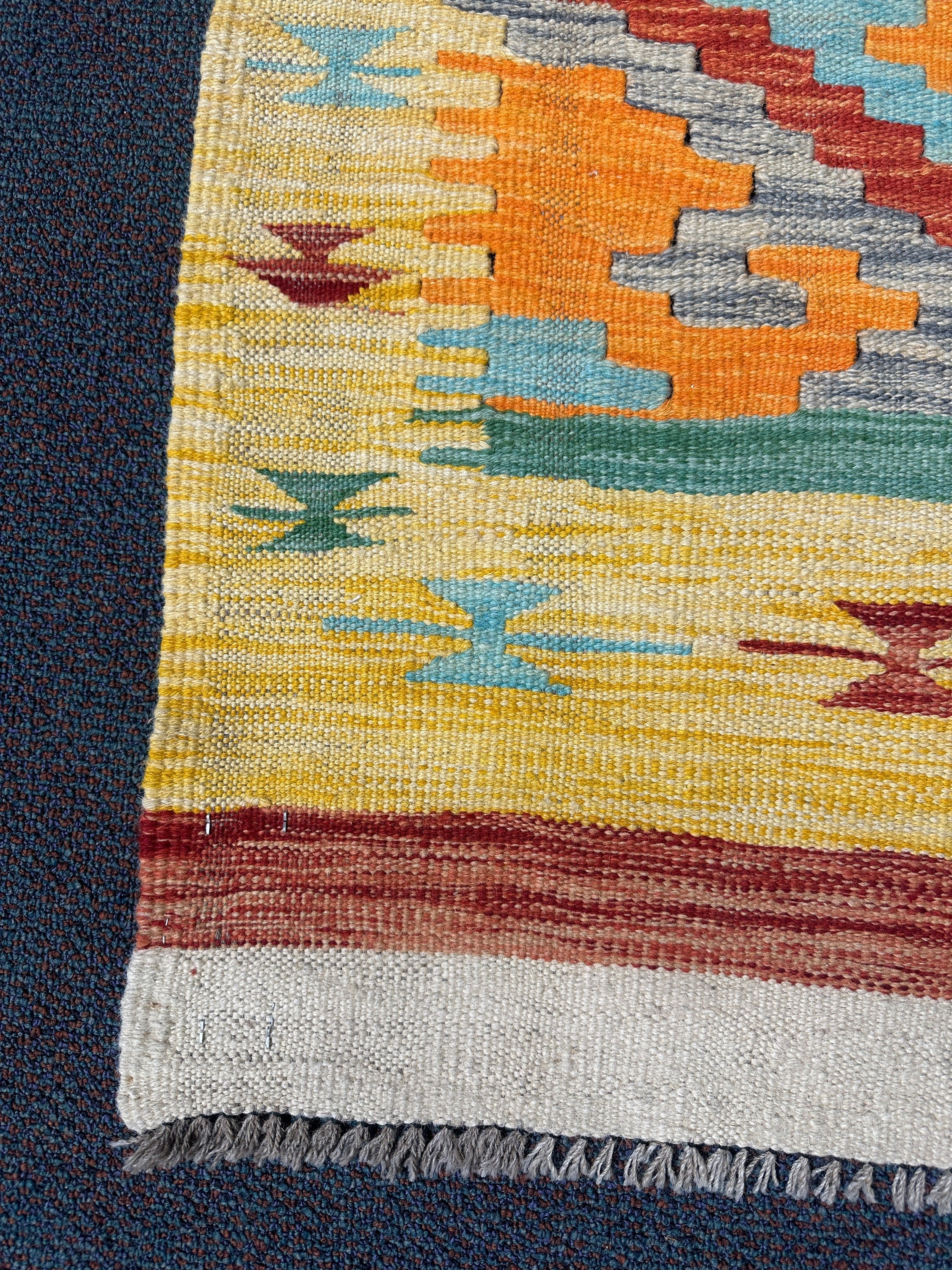 Chobi Kilim Rug - 153 cm x 96 cm