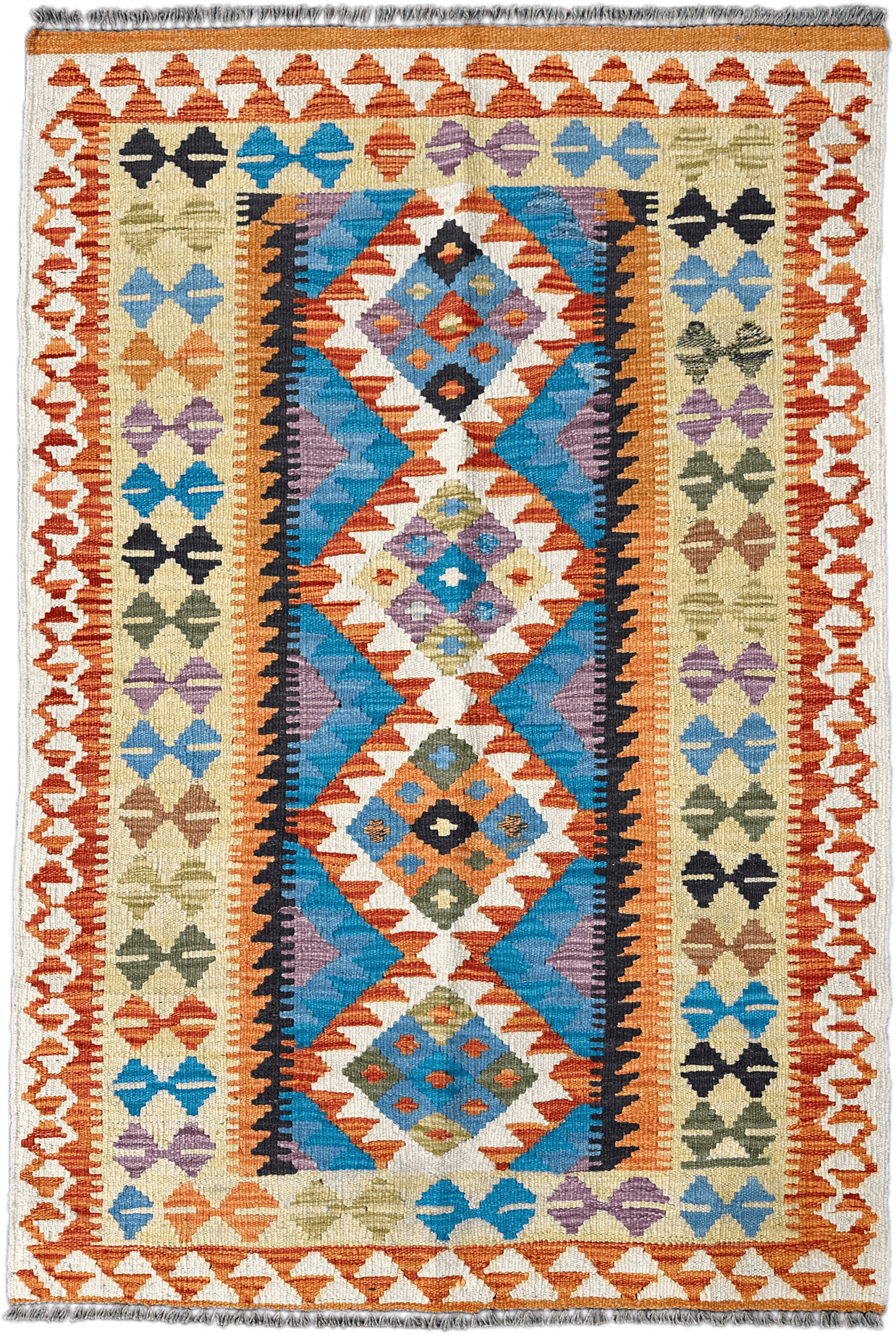 Chobi Kilim Rug - 142 cm x 95 cm