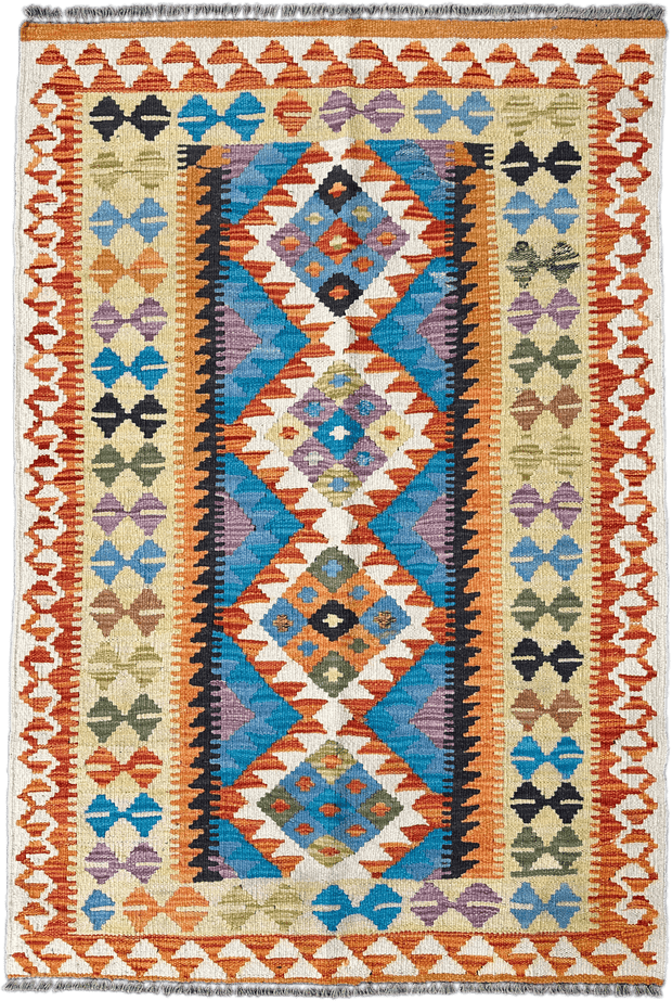 Chobi Kilim Rug - 142 cm x 95 cm