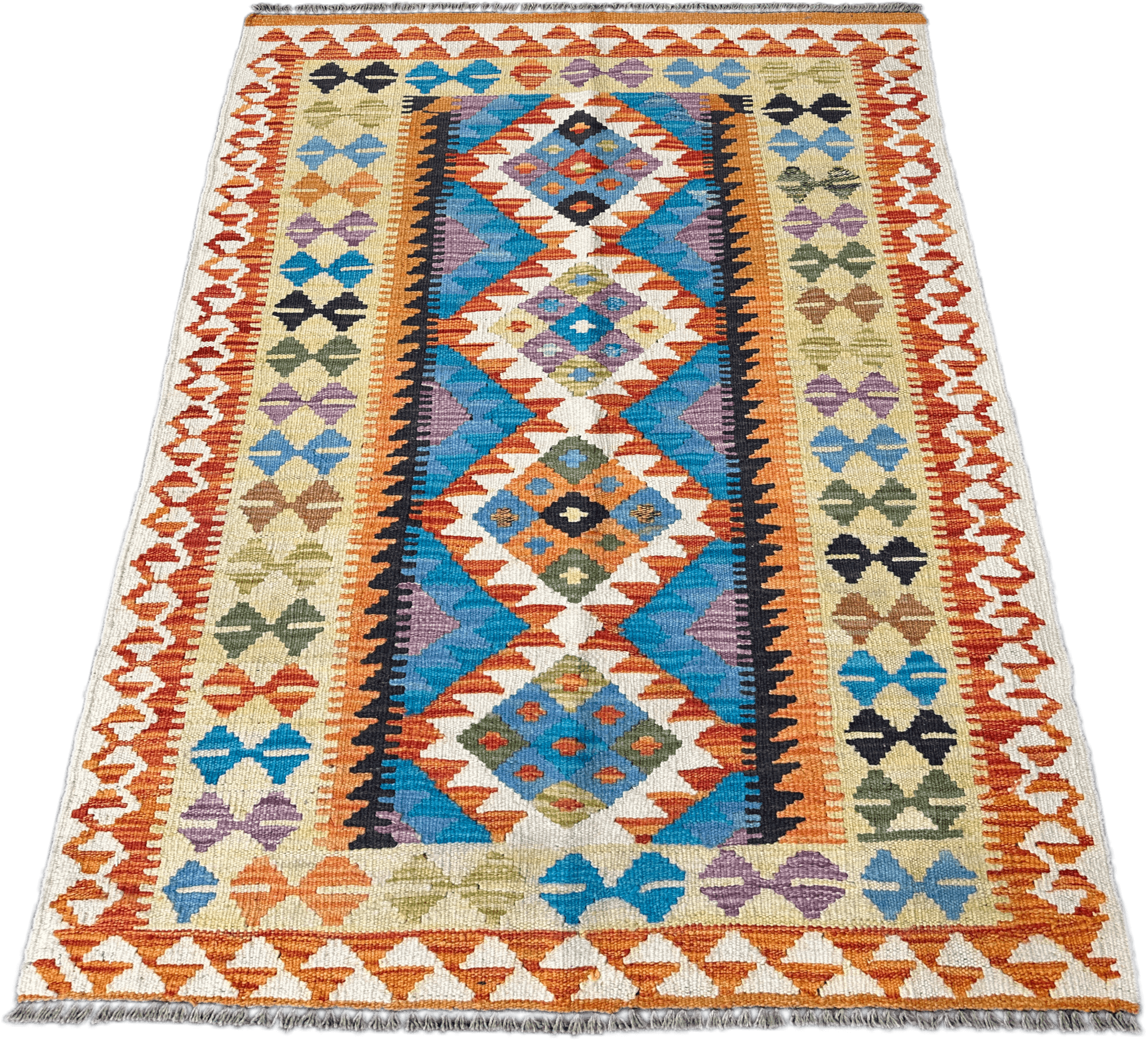 Chobi Kilim Rug - 142 cm x 95 cm
