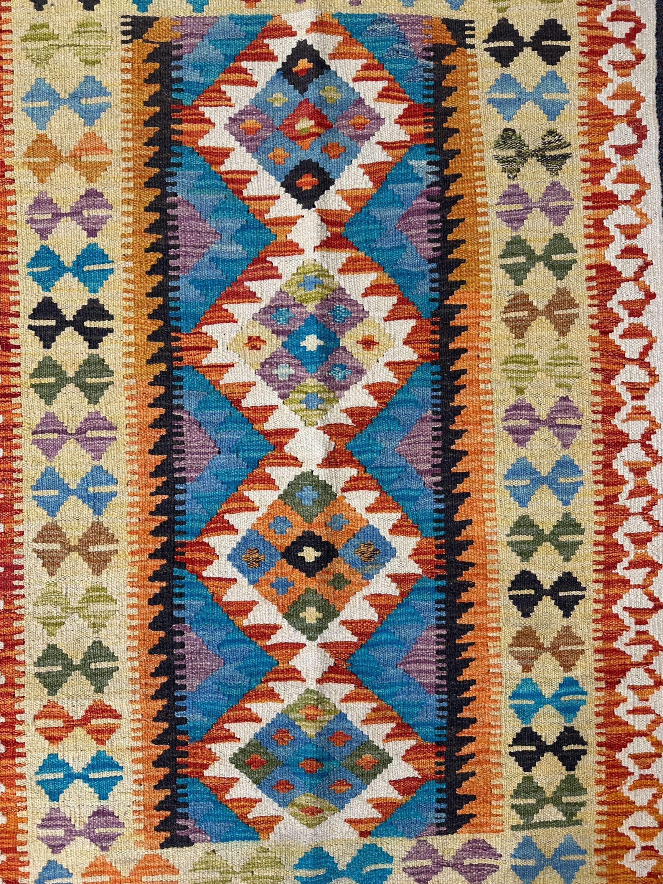 Chobi Kilim Rug - 142 cm x 95 cm