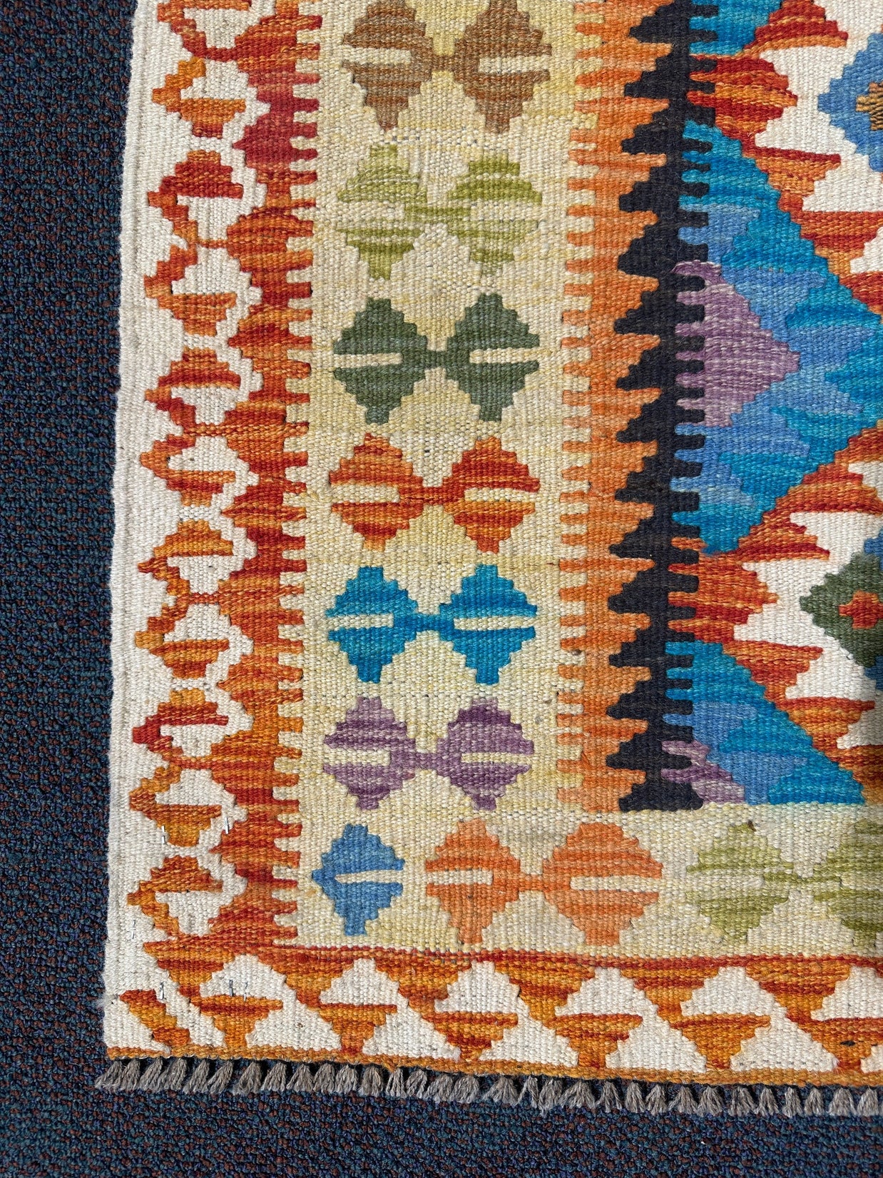 Chobi Kilim Rug - 142 cm x 95 cm