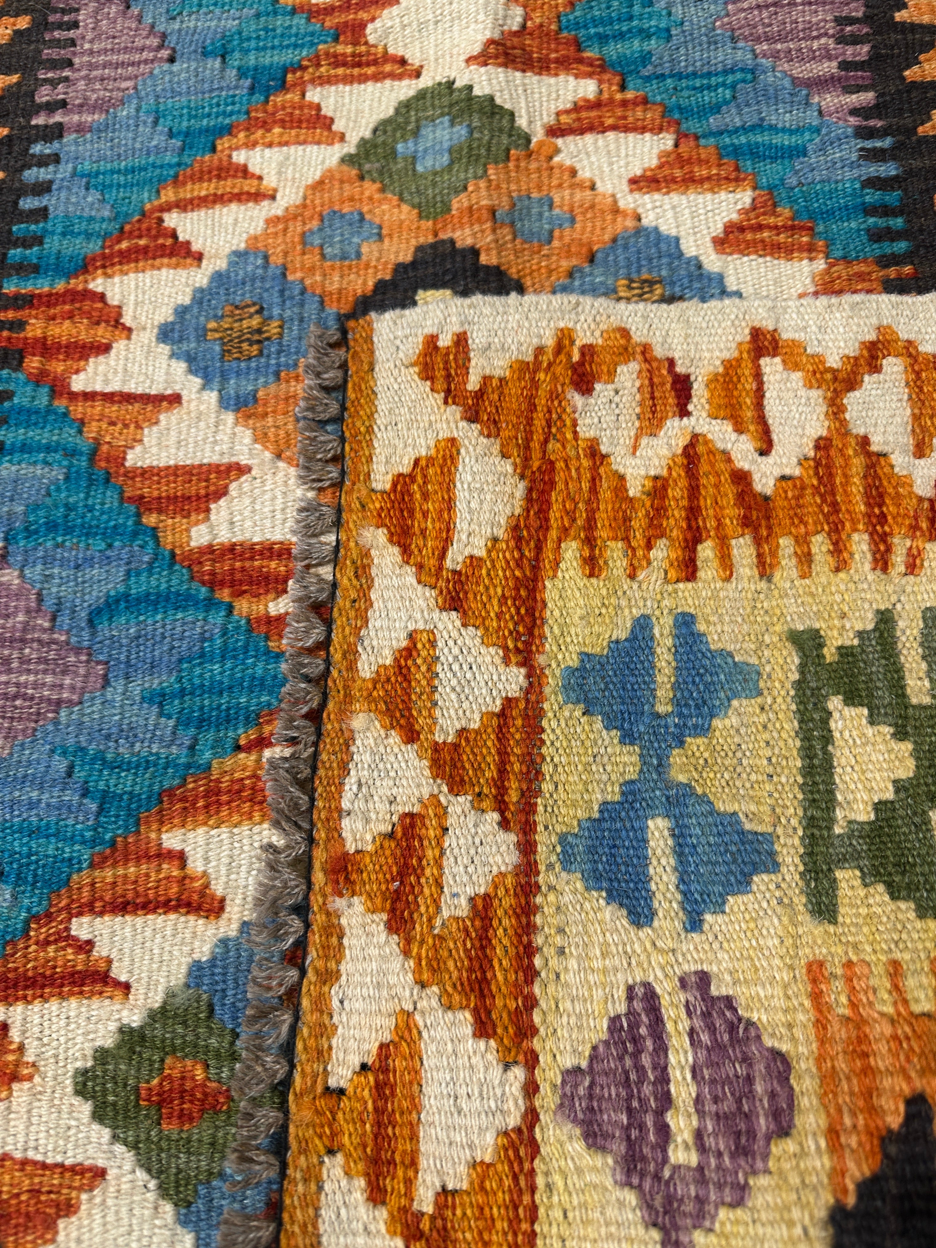 Chobi Kilim Rug - 142 cm x 95 cm