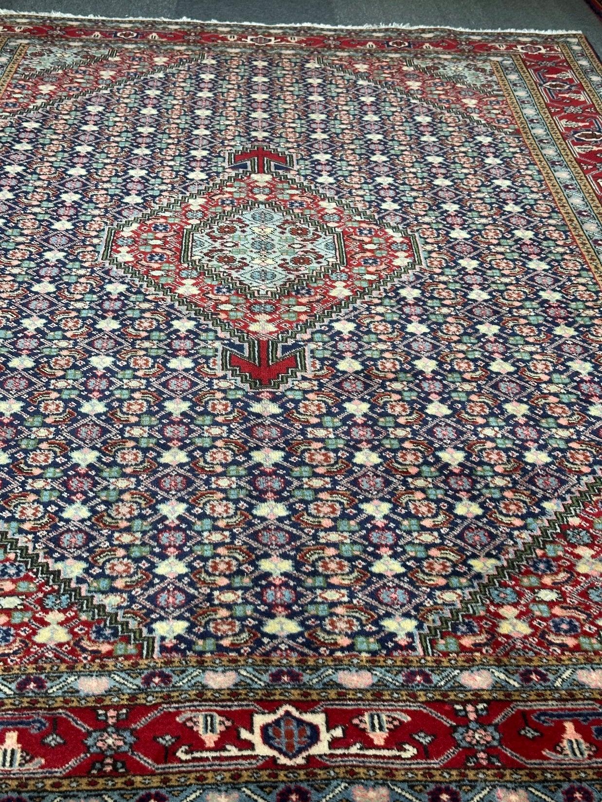 Persian Ardabil rug Hand Knotted pure wool pile rug 280cm x 198cm