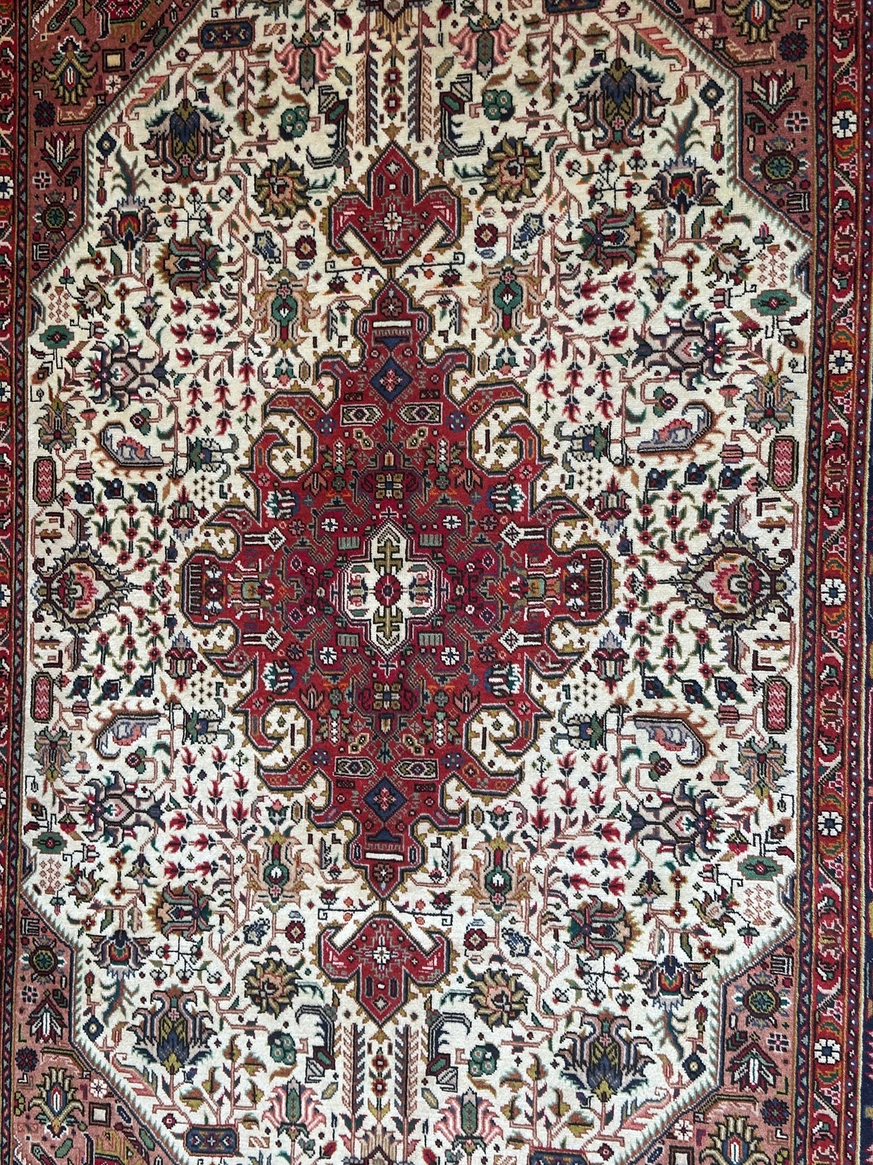 Persian Tabriz Pure Wool pile Hand Knotted From Persian