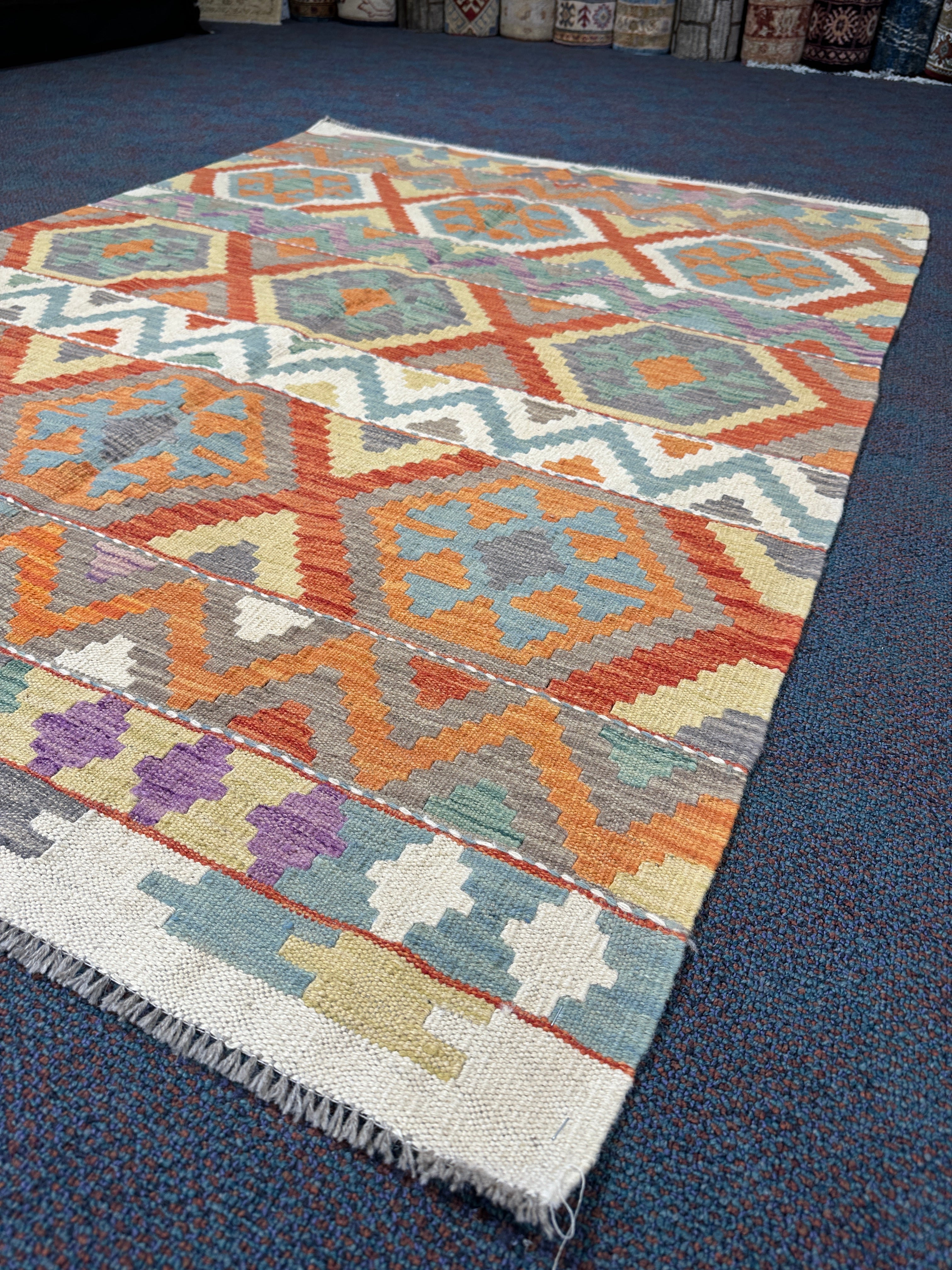 Chobi Kilim Rug - 171 cm x 123 cm