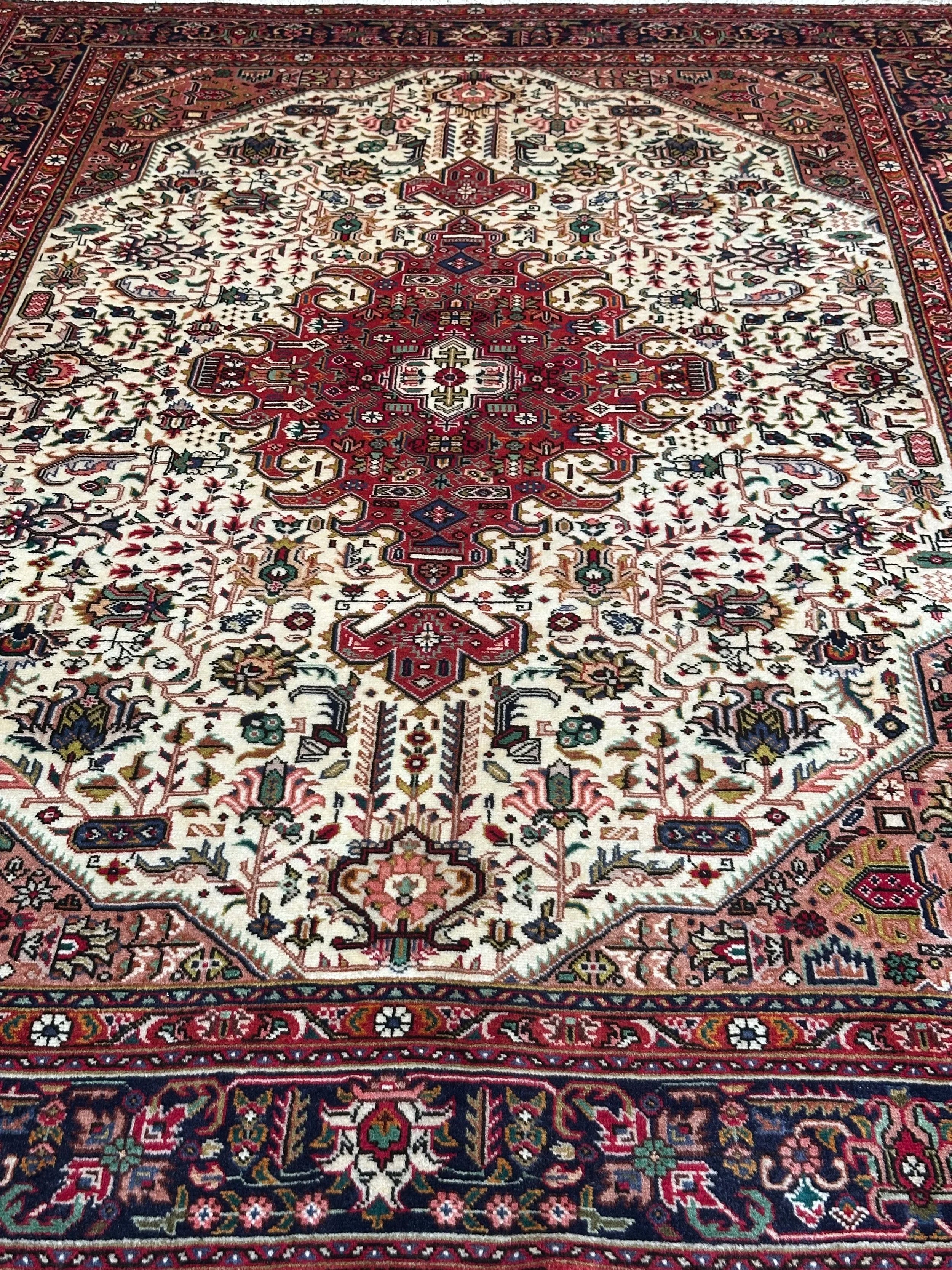 Persian Tabriz Pure Wool pile Hand Knotted From Persian