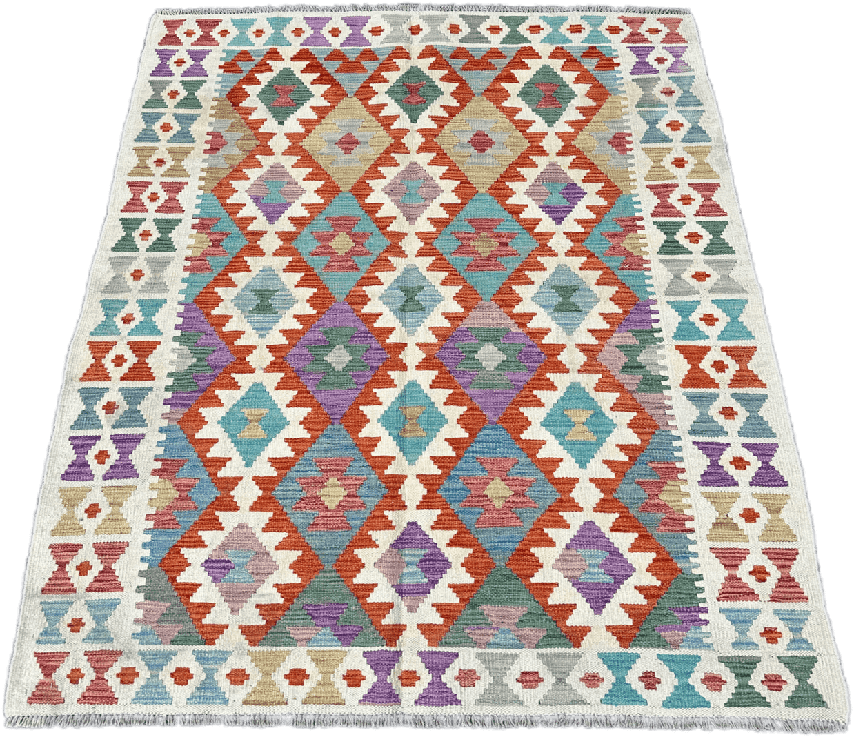 Chobi Kilim Rug - 172 cm x 127 cm