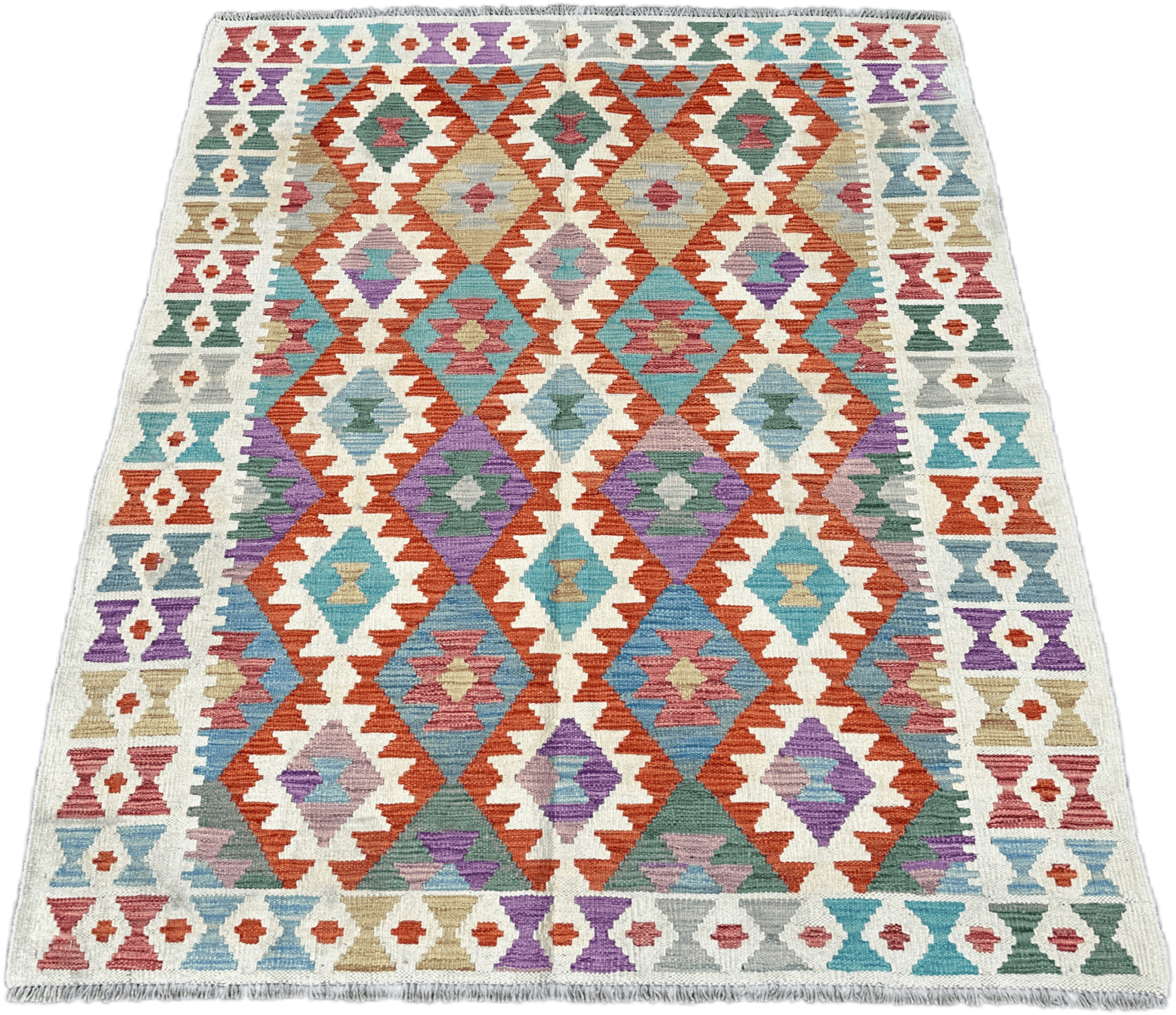Chobi Kilim Rug - 172 cm x 127 cm