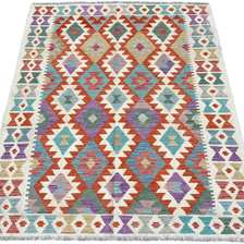 Chobi Kilim Rug - 172 cm x 127 cm