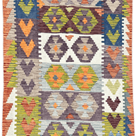 Chobi Kilim Rug - 176 cm x 113 cm