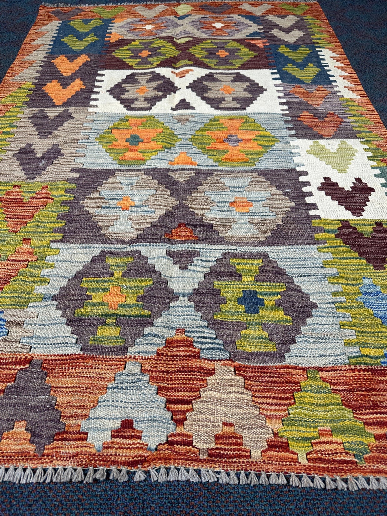 Chobi Kilim Rug - 176 cm x 113 cm