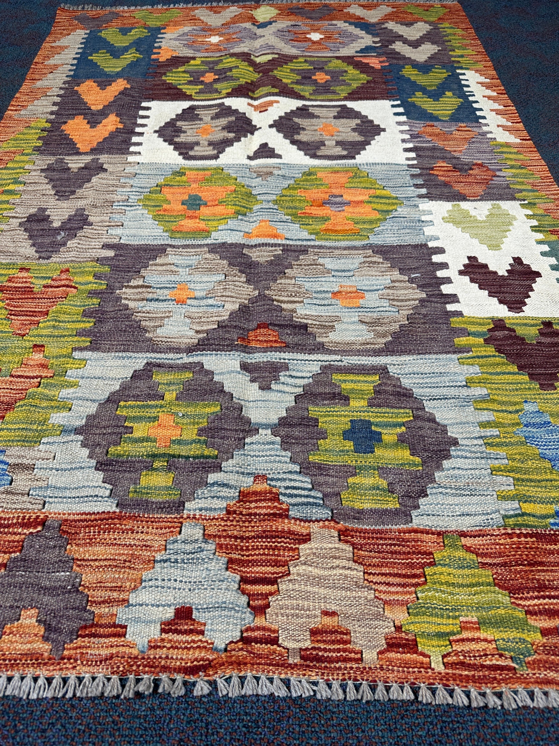 Chobi Kilim Rug - 176 cm x 113 cm