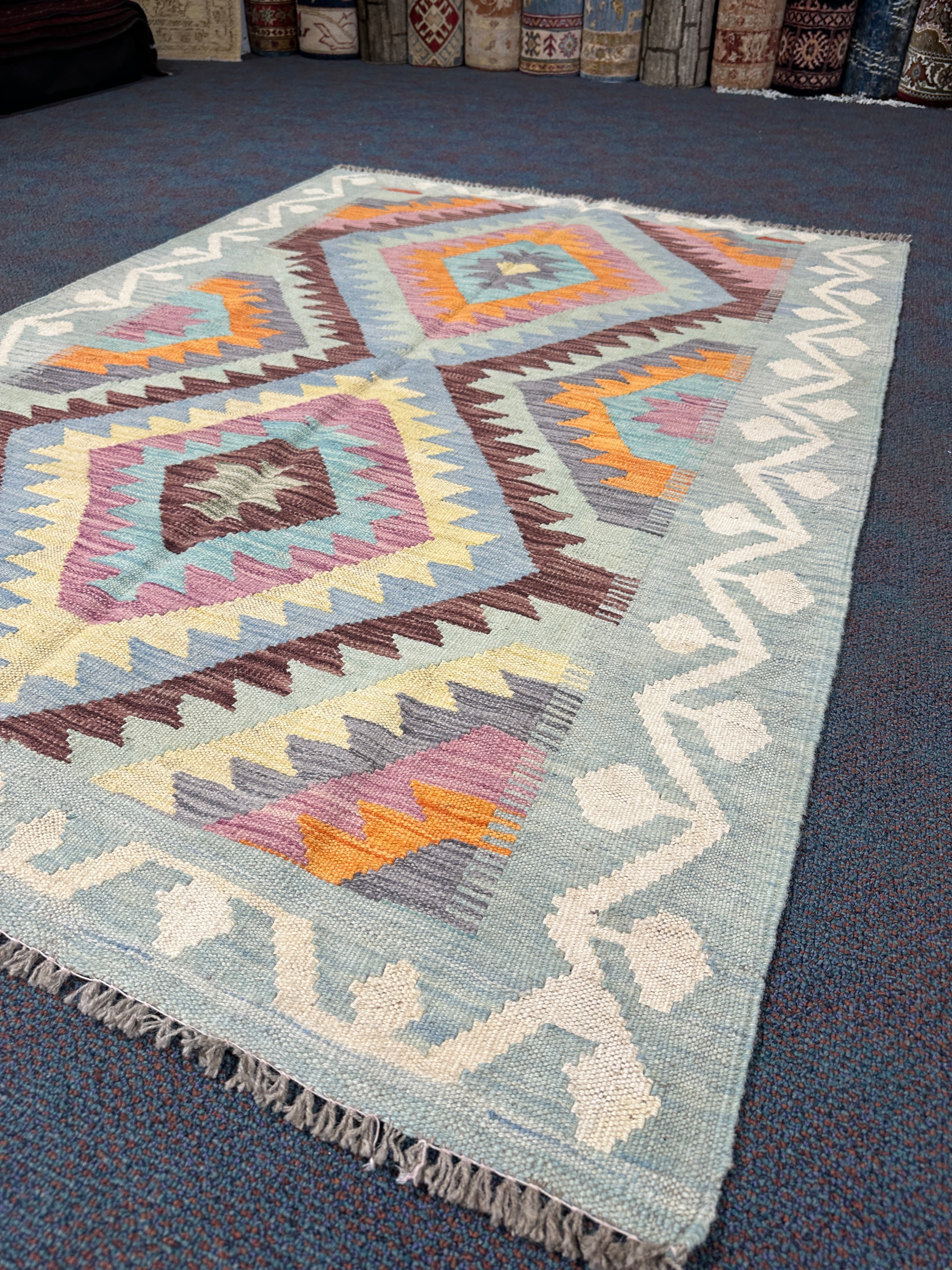 Chobi Kilim Rug - 175 cm x 123 cm