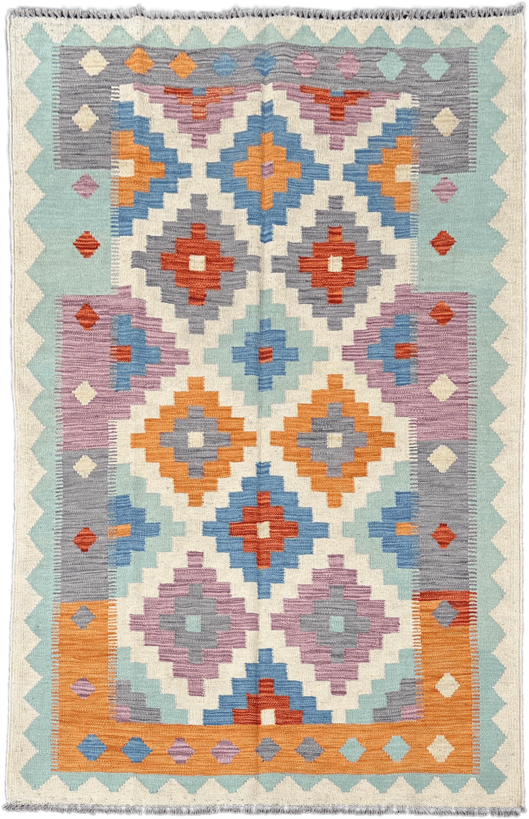 Chobi Kilim Rug - 184 cm x 119 cm