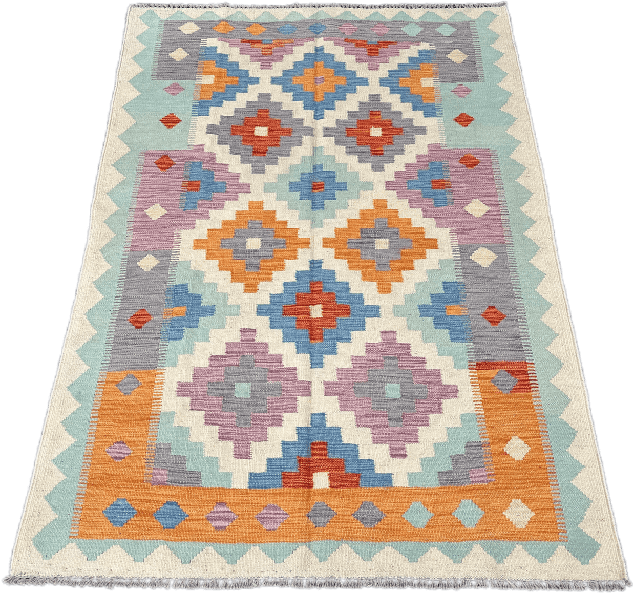 Chobi Kilim Rug - 184 cm x 119 cm