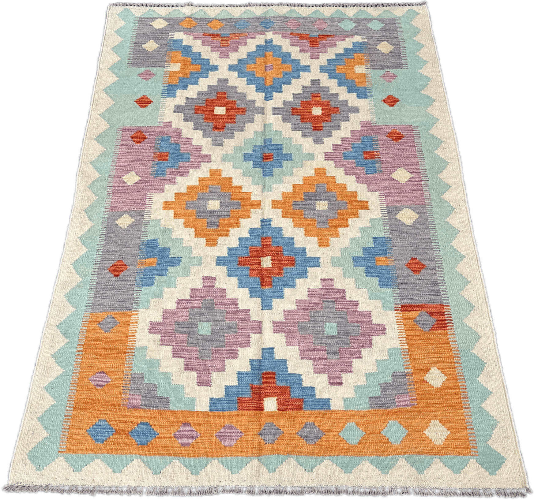 Chobi Kilim Rug - 184 cm x 119 cm