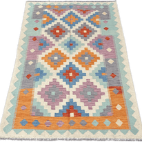 Chobi Kilim Rug - 184 cm x 119 cm