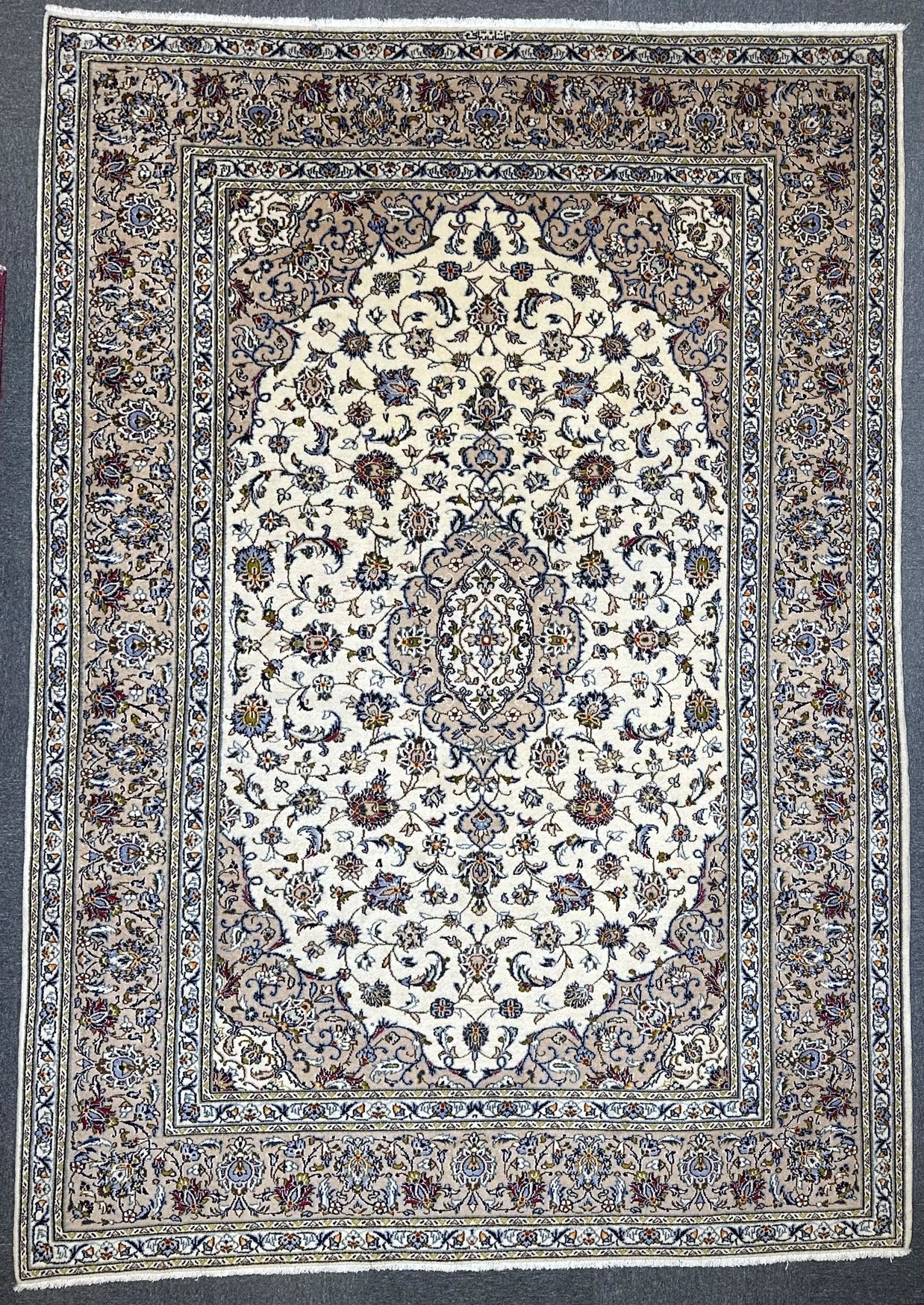 Fine Persian Kashan Signature Rug From Persia