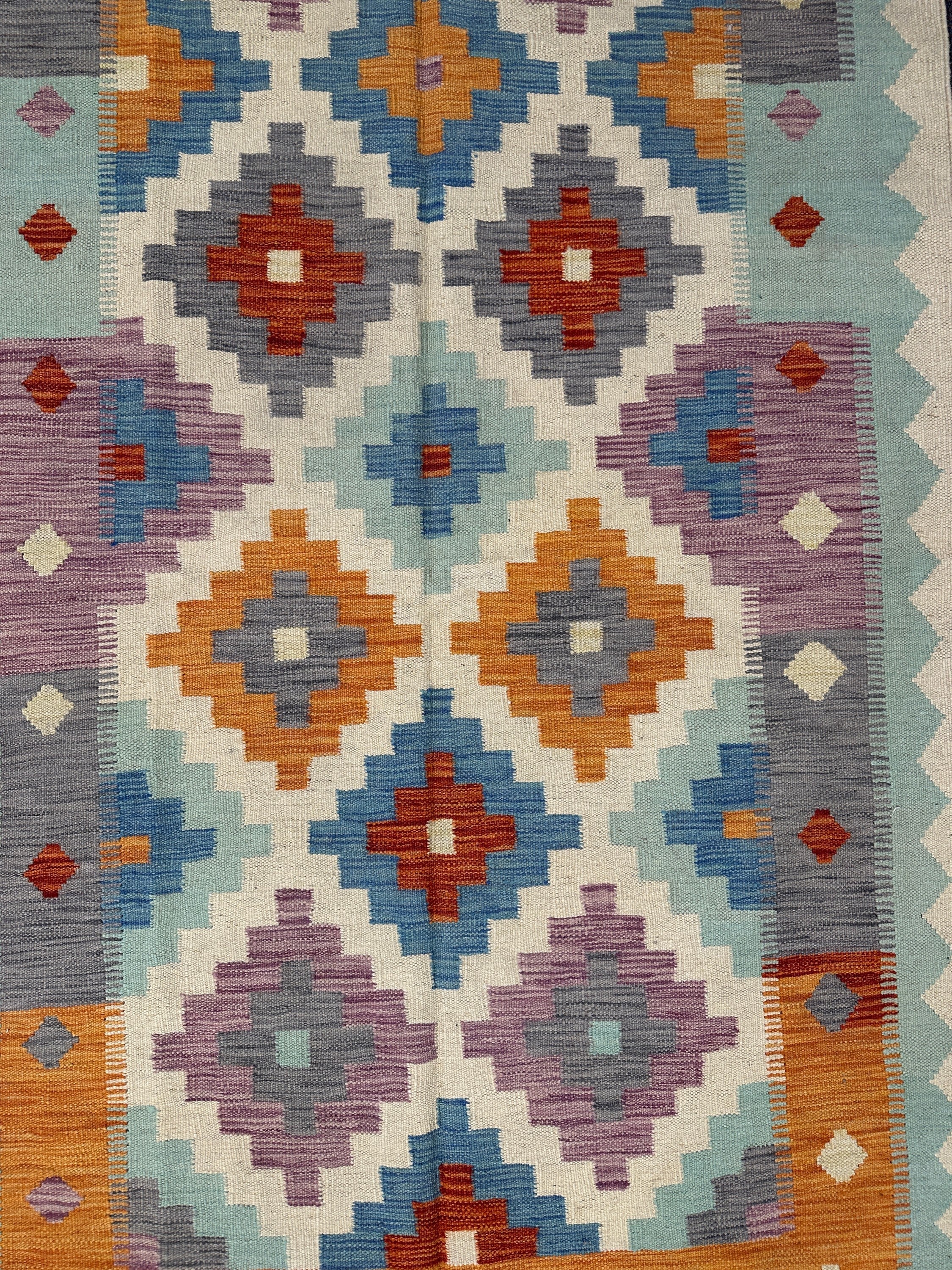 Chobi Kilim Rug - 184 cm x 119 cm
