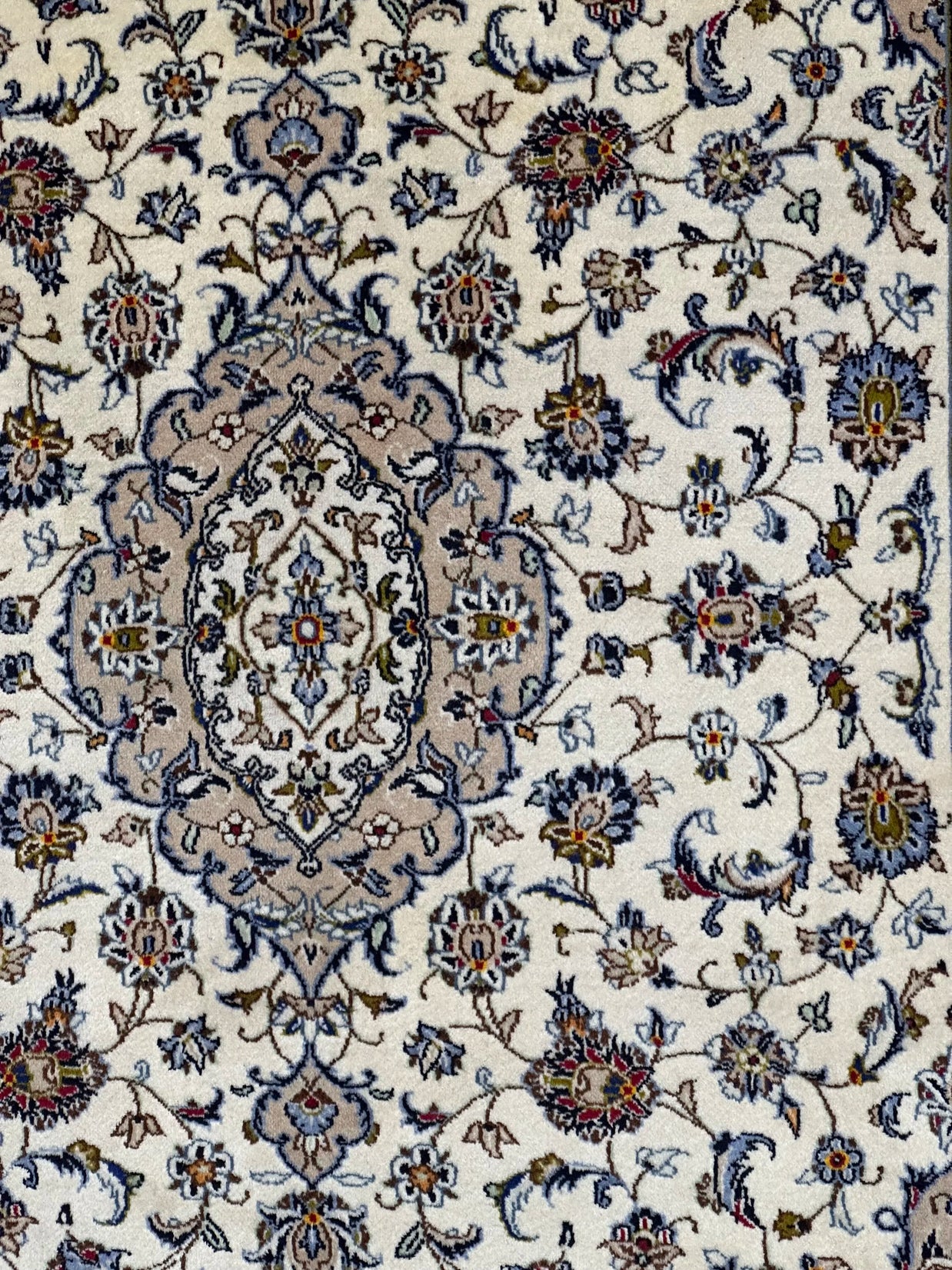 Fine Persian Kashan Signature Rug From Persia