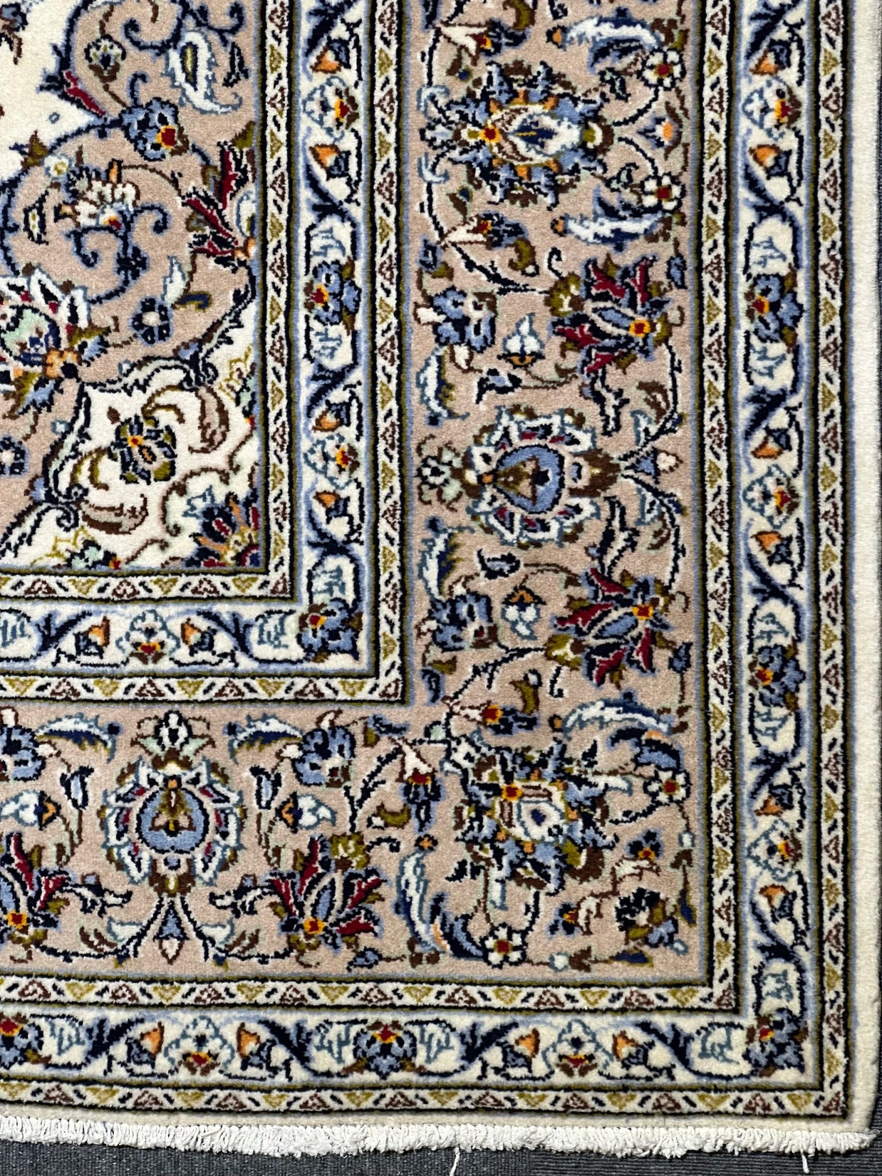 Fine Persian Kashan Signature Rug From Persia
