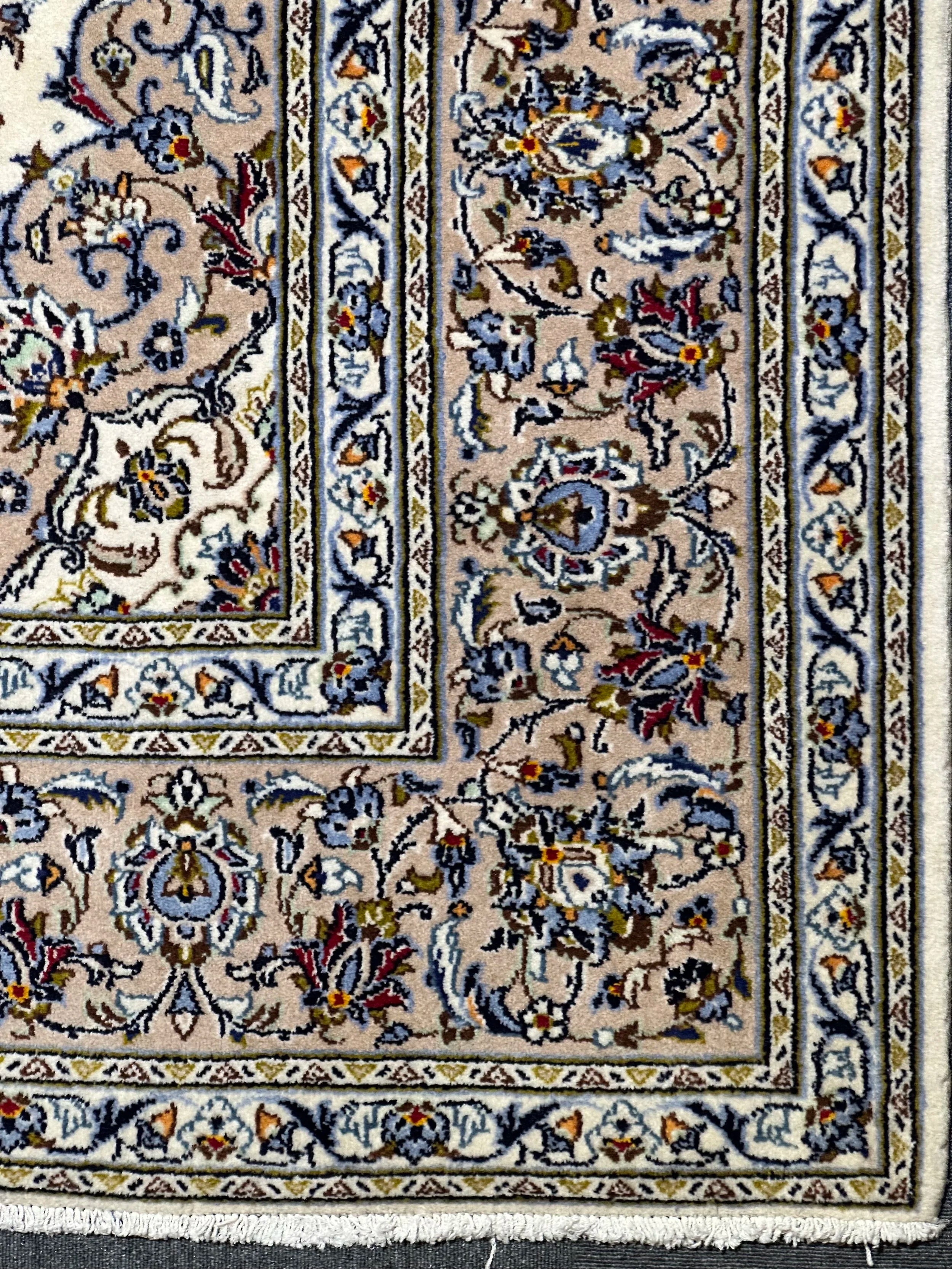 Fine Persian Kashan Signature Rug From Persia