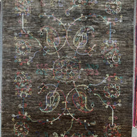 Designer Hand Knotted Woollen Rug from Afghan Nomadic