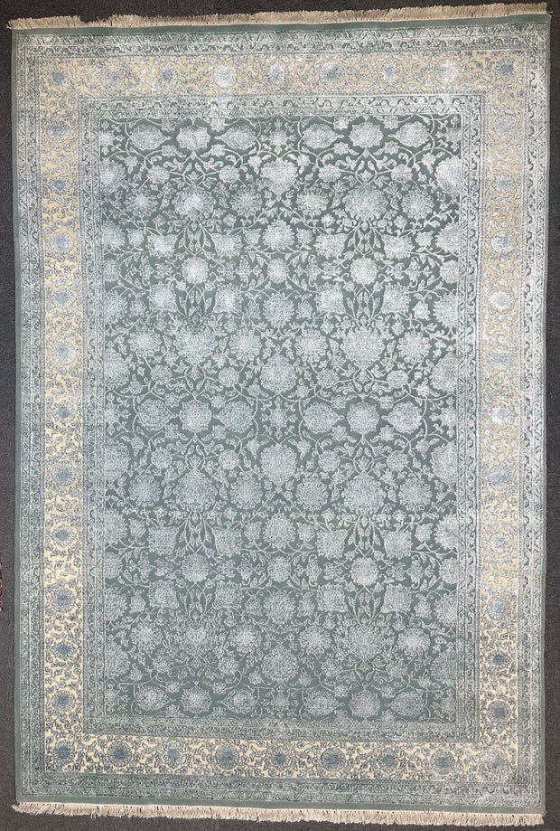 Fine Ziegler Wool & Silk Hand Knotted Rug