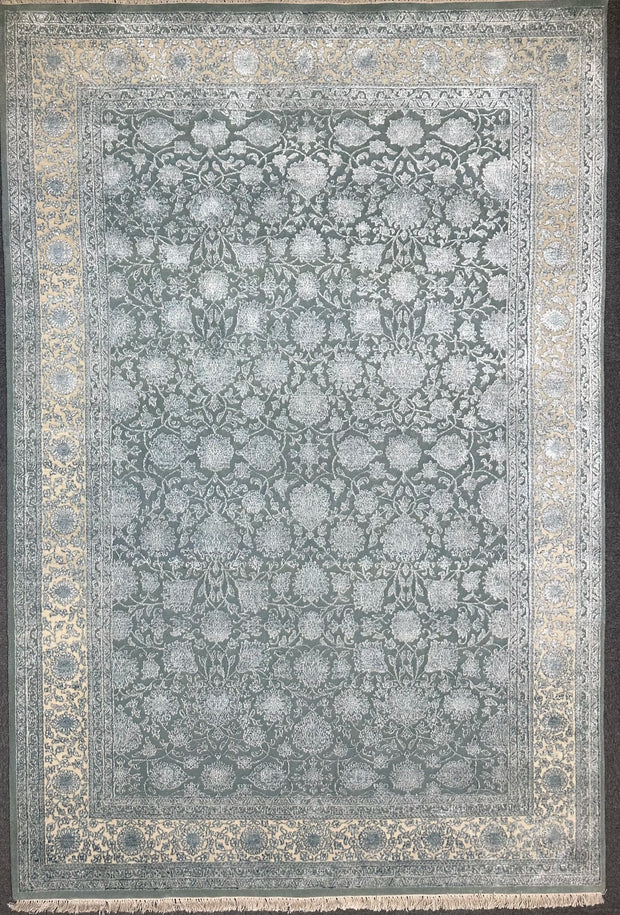 Fine Ziegler Wool & Silk Hand Knotted Rug