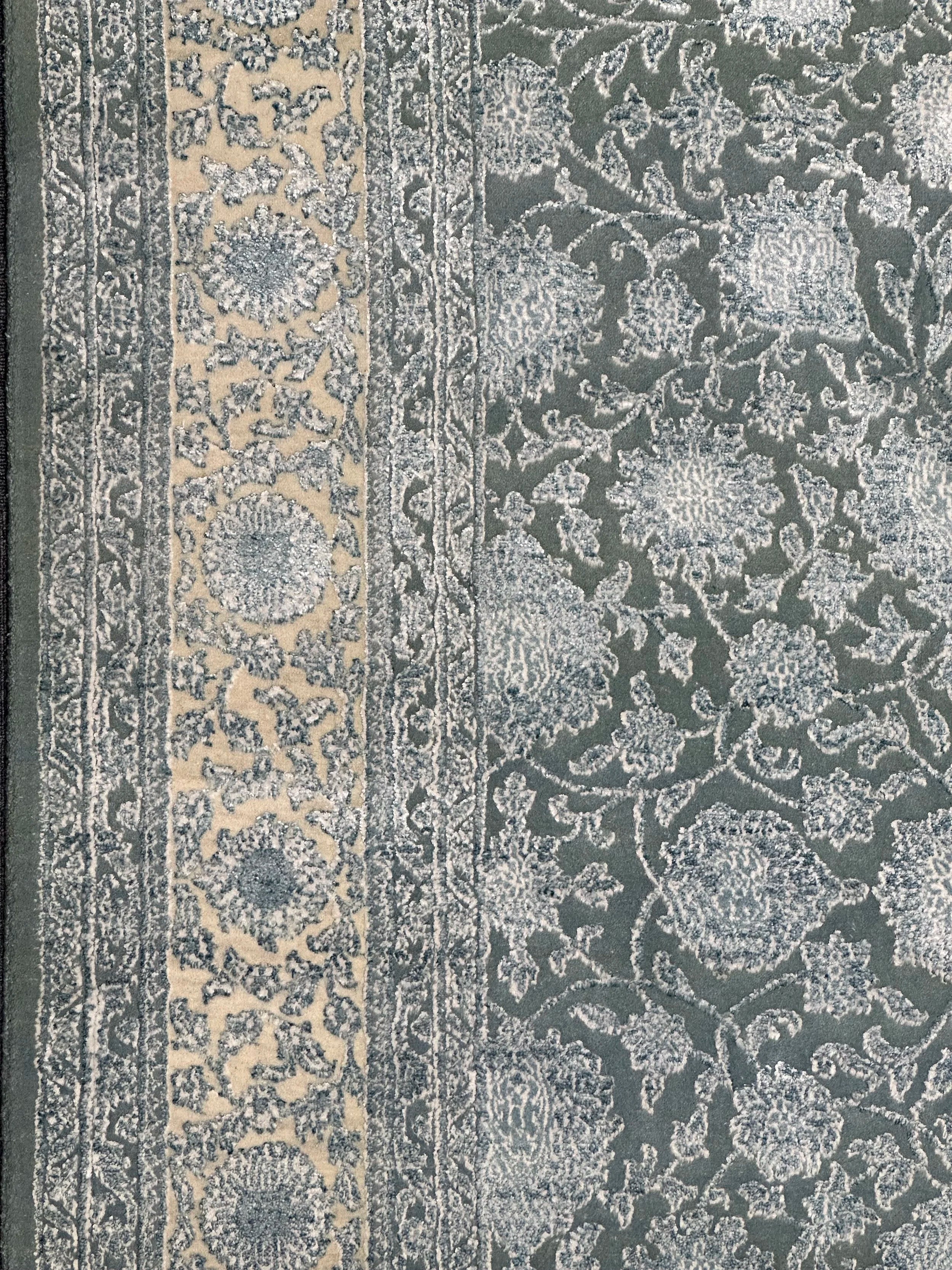 Fine Ziegler Wool & Silk Hand Knotted Rug