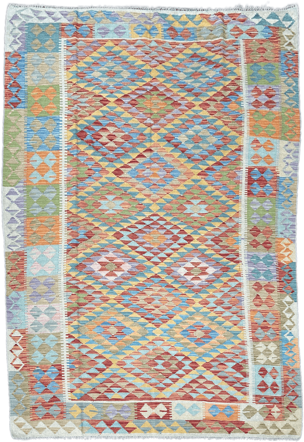 Chobi Kilim Rug - 250 cm x 172 cm